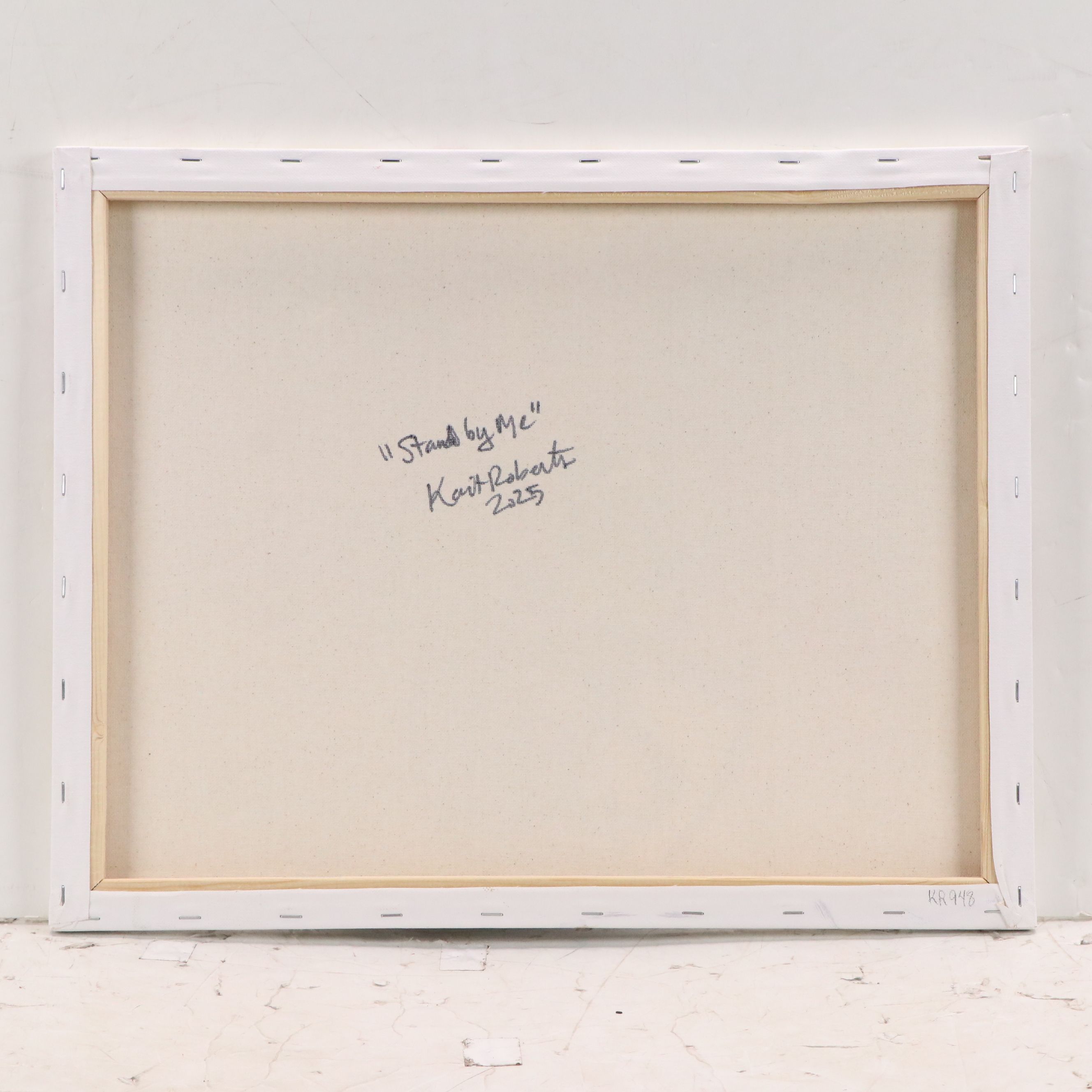 Kait Roberts Floral Acrylic Painting "Stand by Me," 2025