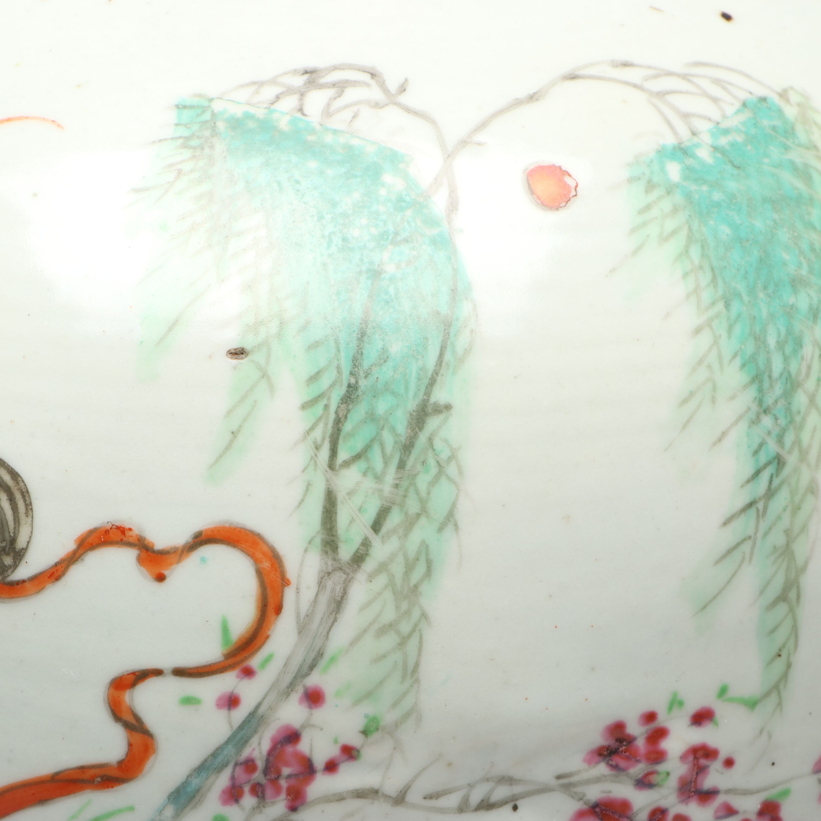 Chinese Republic Period Hand-Painted Porcelain Ginger Jar, Mid-20th C.