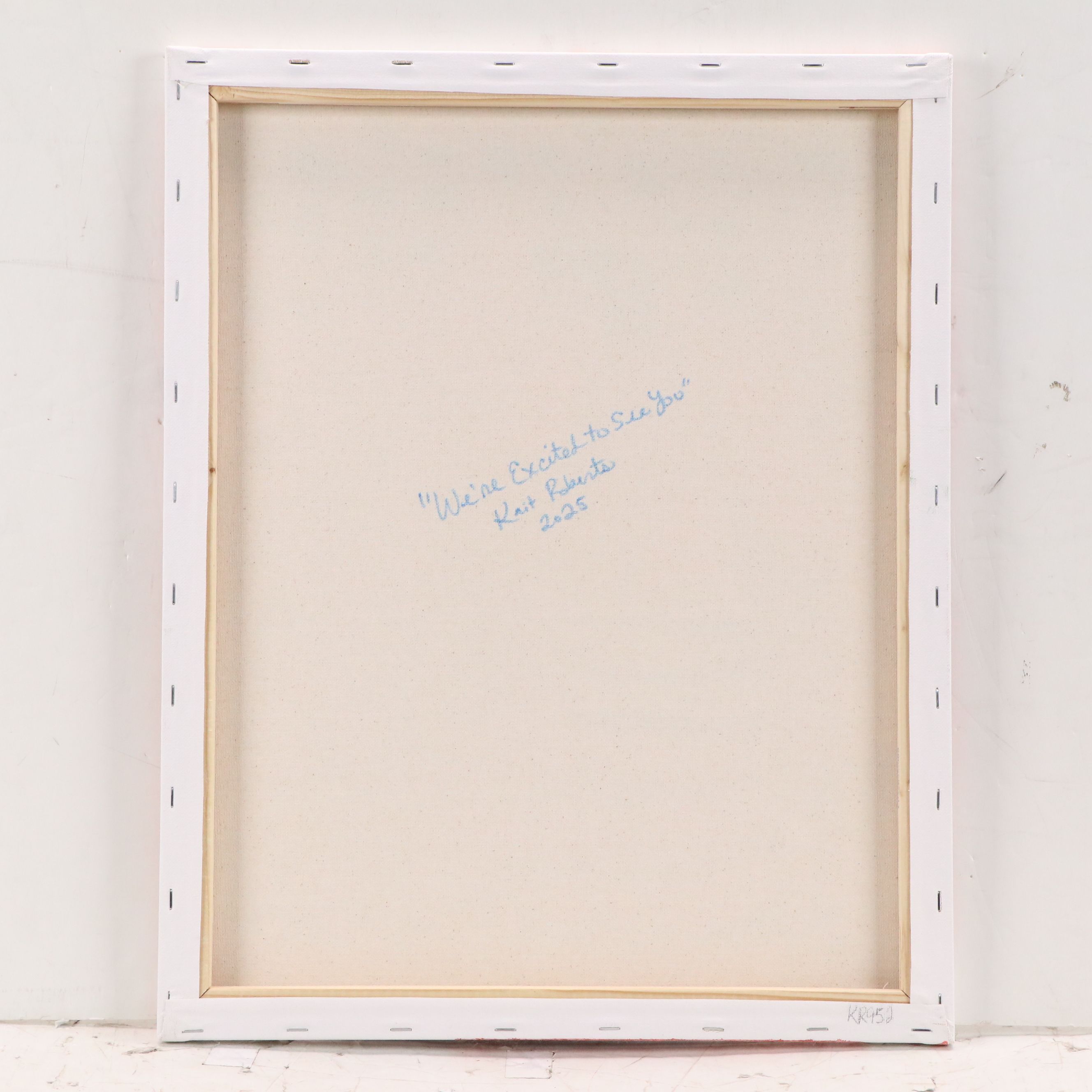 Kait Roberts Acrylic Painting "We're Excited to See You," 2025