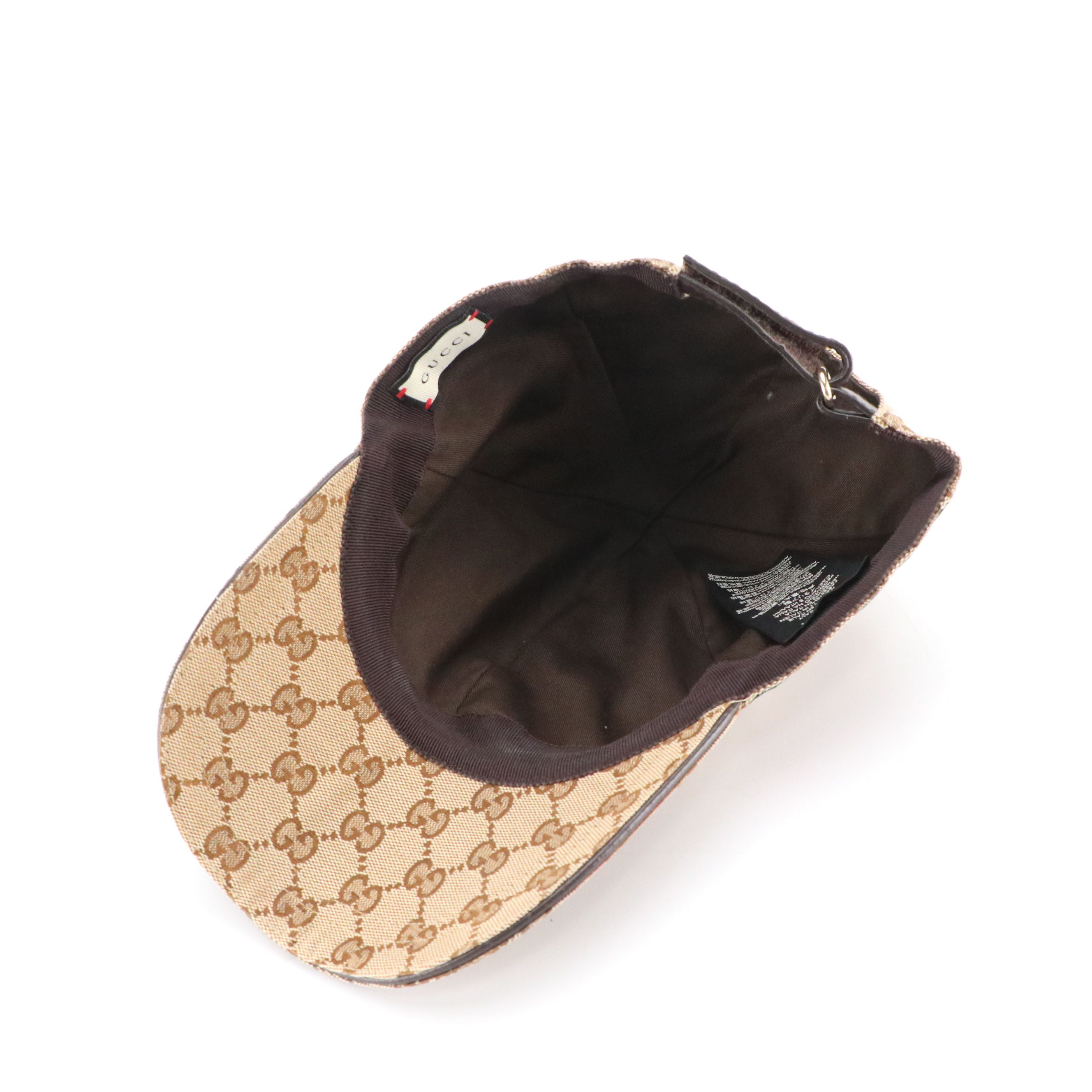 Gucci GG Canvas Baseball Cap with Web Stripe Accents