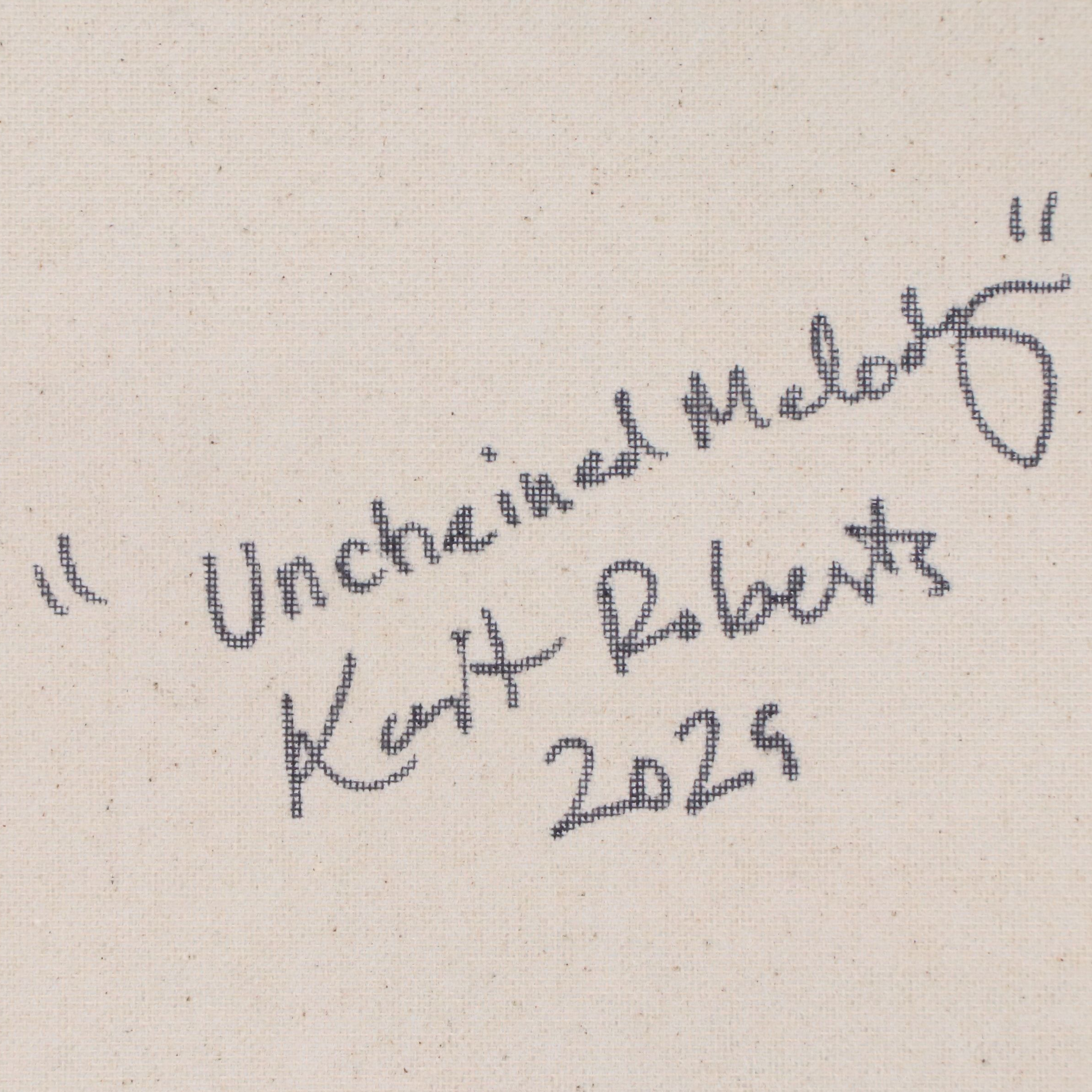 Kait Roberts Floral Acrylic Painting "Breakfast at Tiffany's," 2025