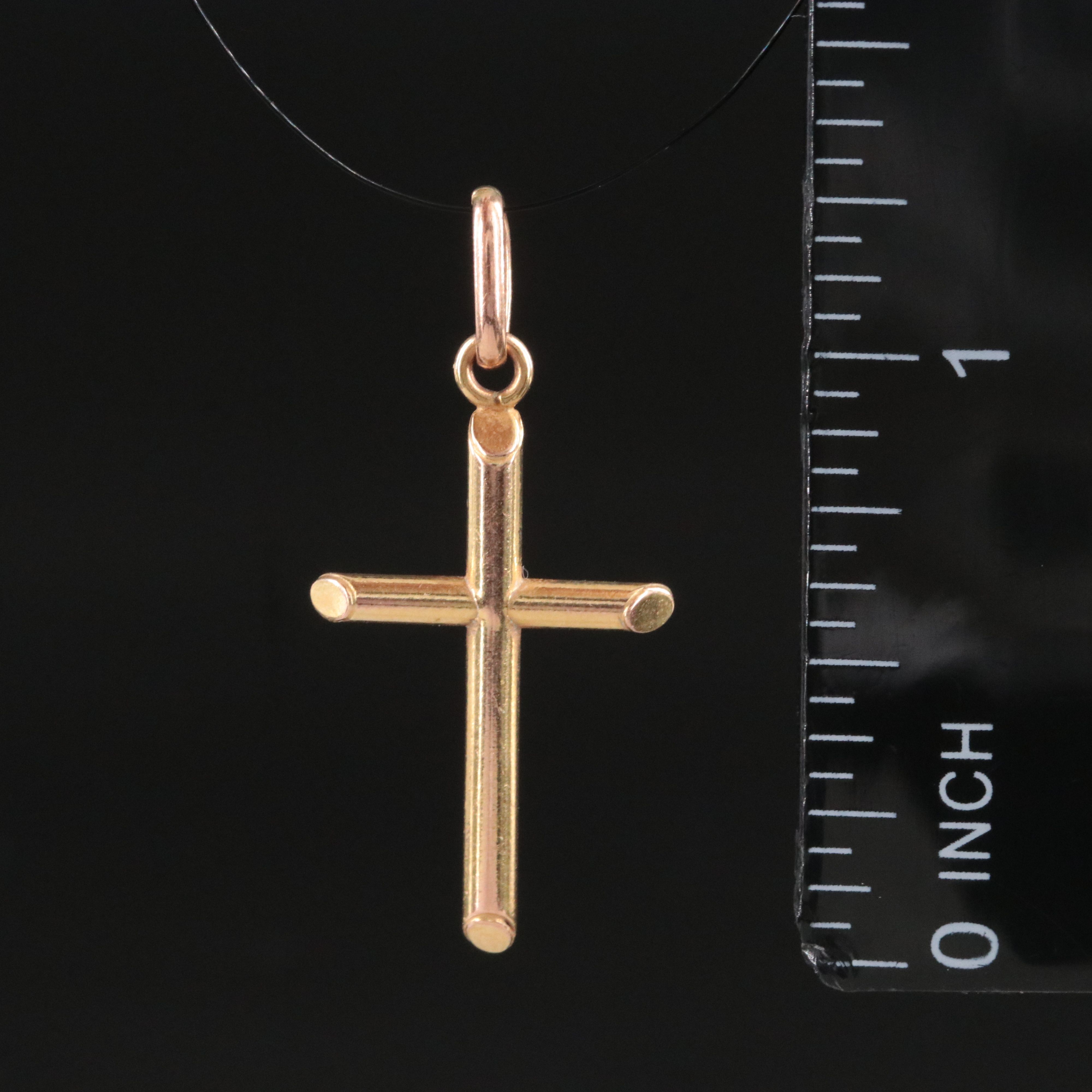 10K Cross Pendant