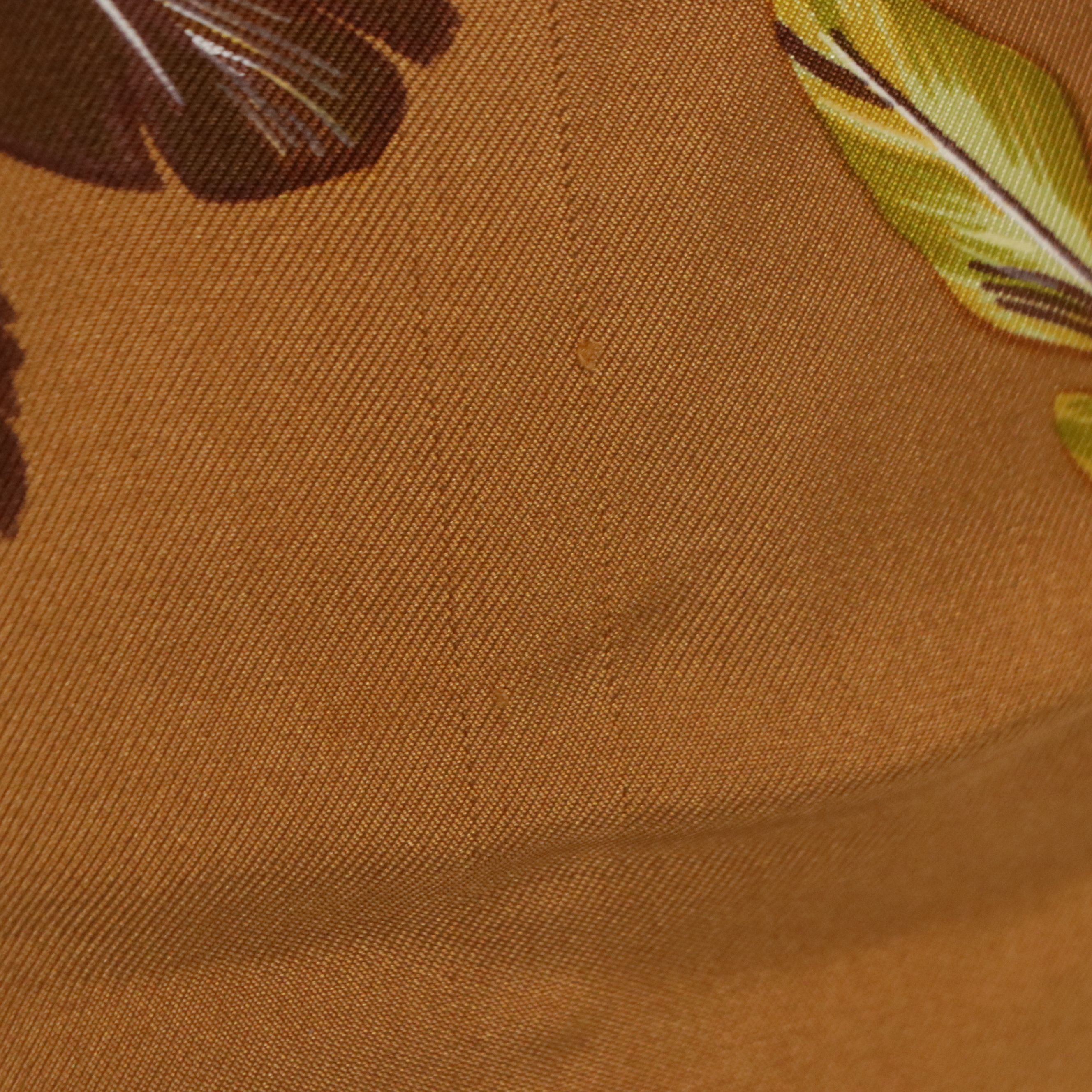 Hermès "Brazil" Cowl Neck Sweater Dress in Silk Twill and Knit Blend