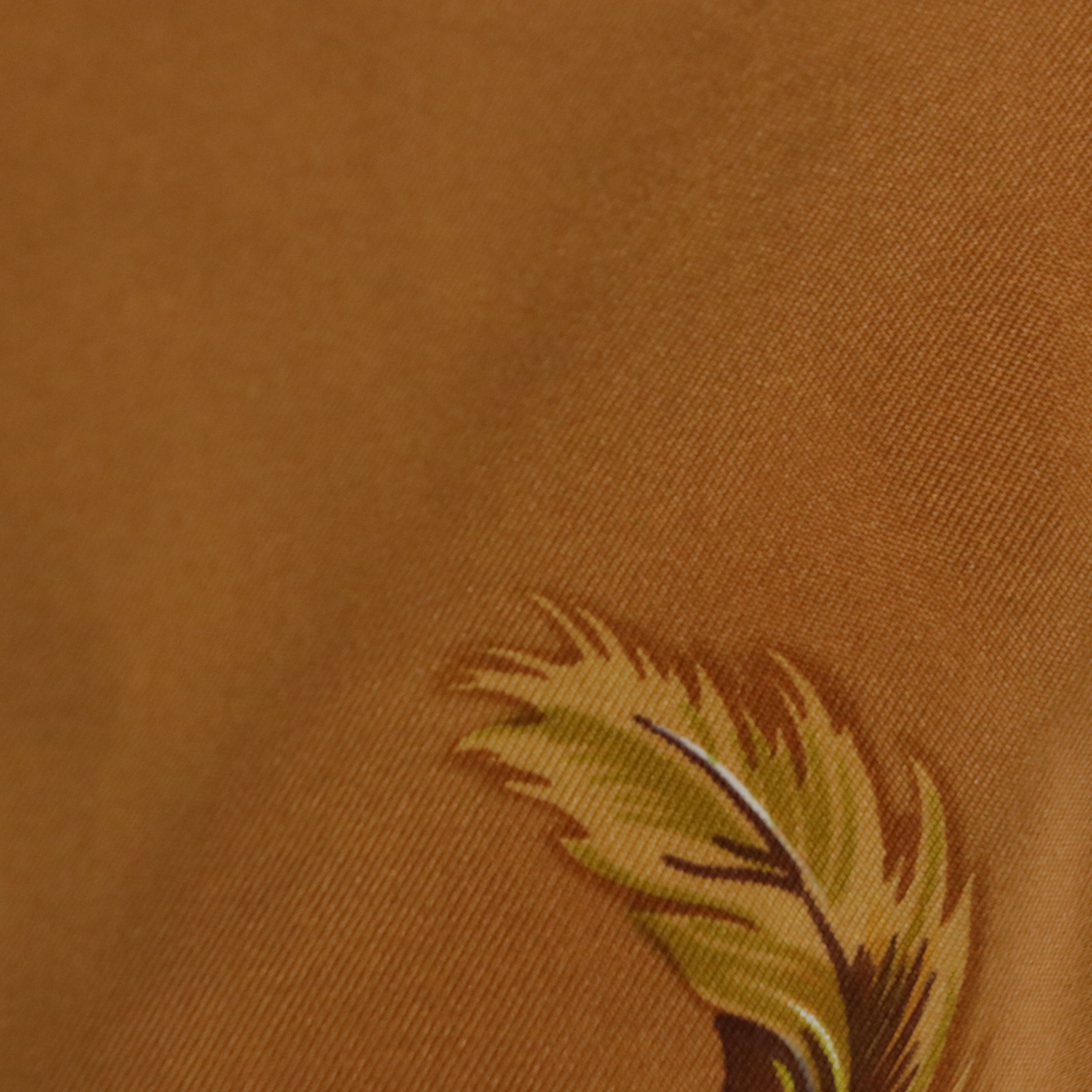 Hermès "Brazil" Cowl Neck Sweater Dress in Silk Twill and Knit Blend