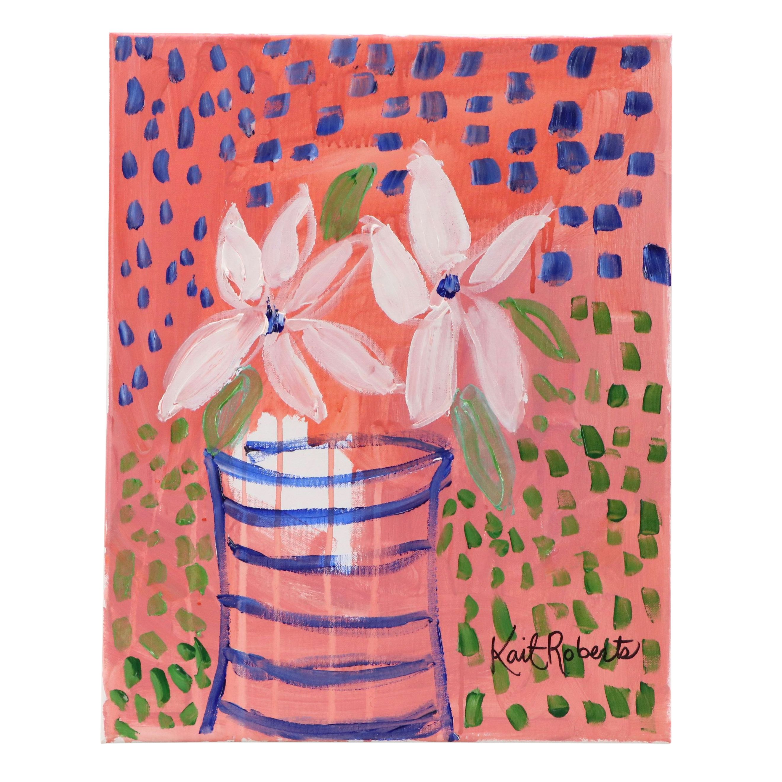 Kait Roberts Acrylic Painting "We're Excited to See You," 2025