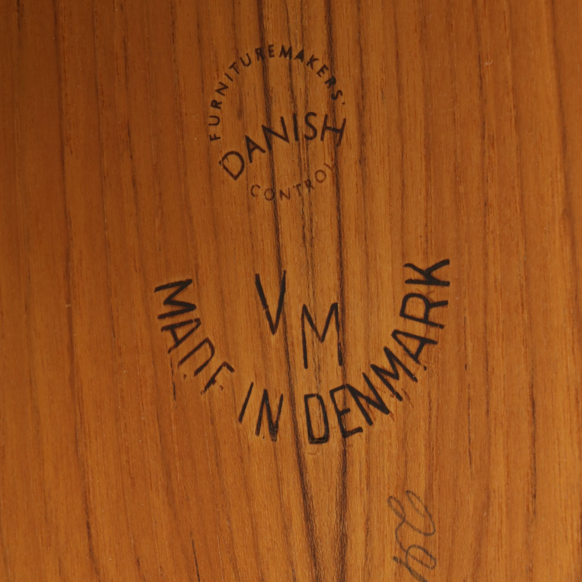 MCM Danish Teak Vildbjerg Møbelfabrik Sewing Table with Accent Tables