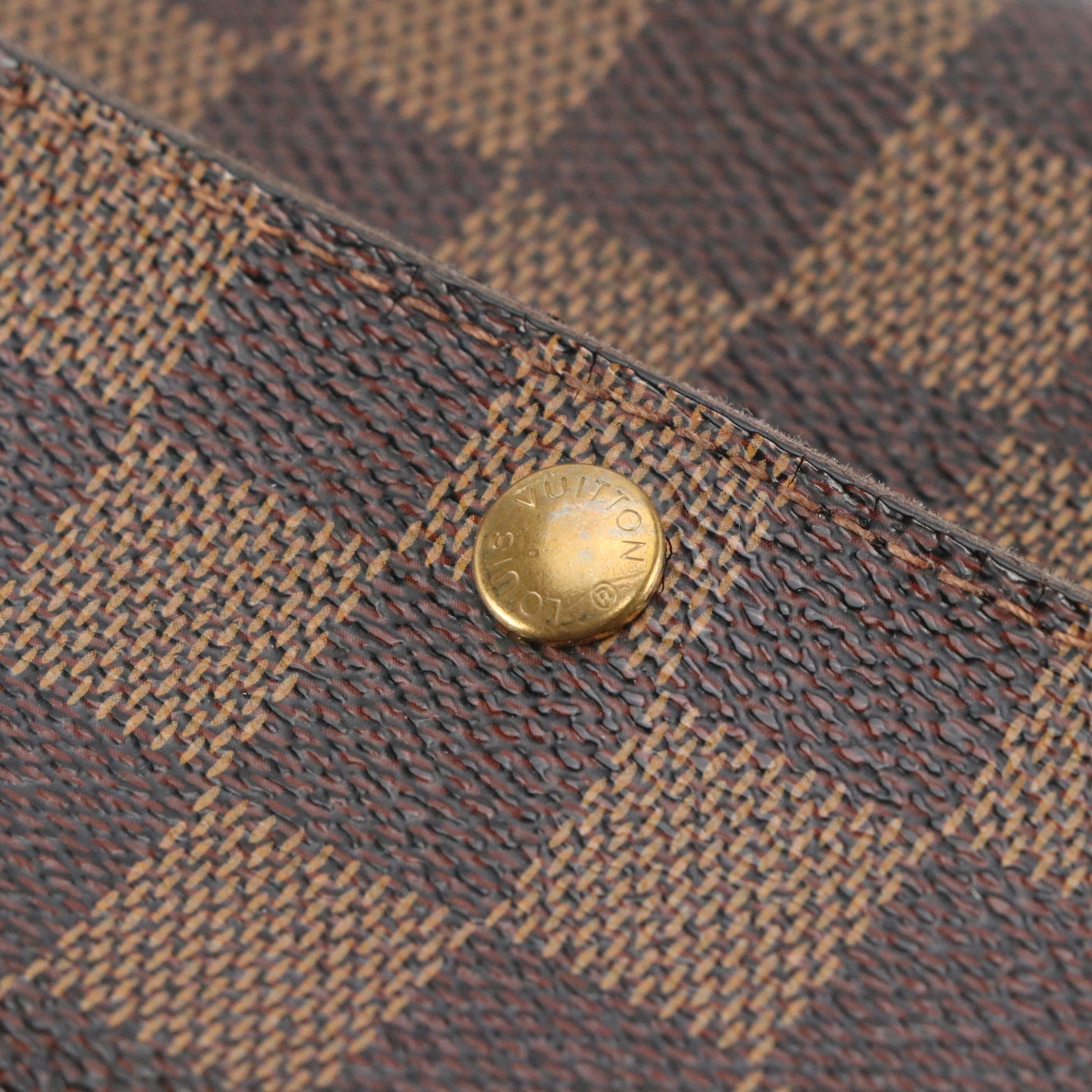 Louis Vuitton Sarah Wallet in Damier Ebene Canvas