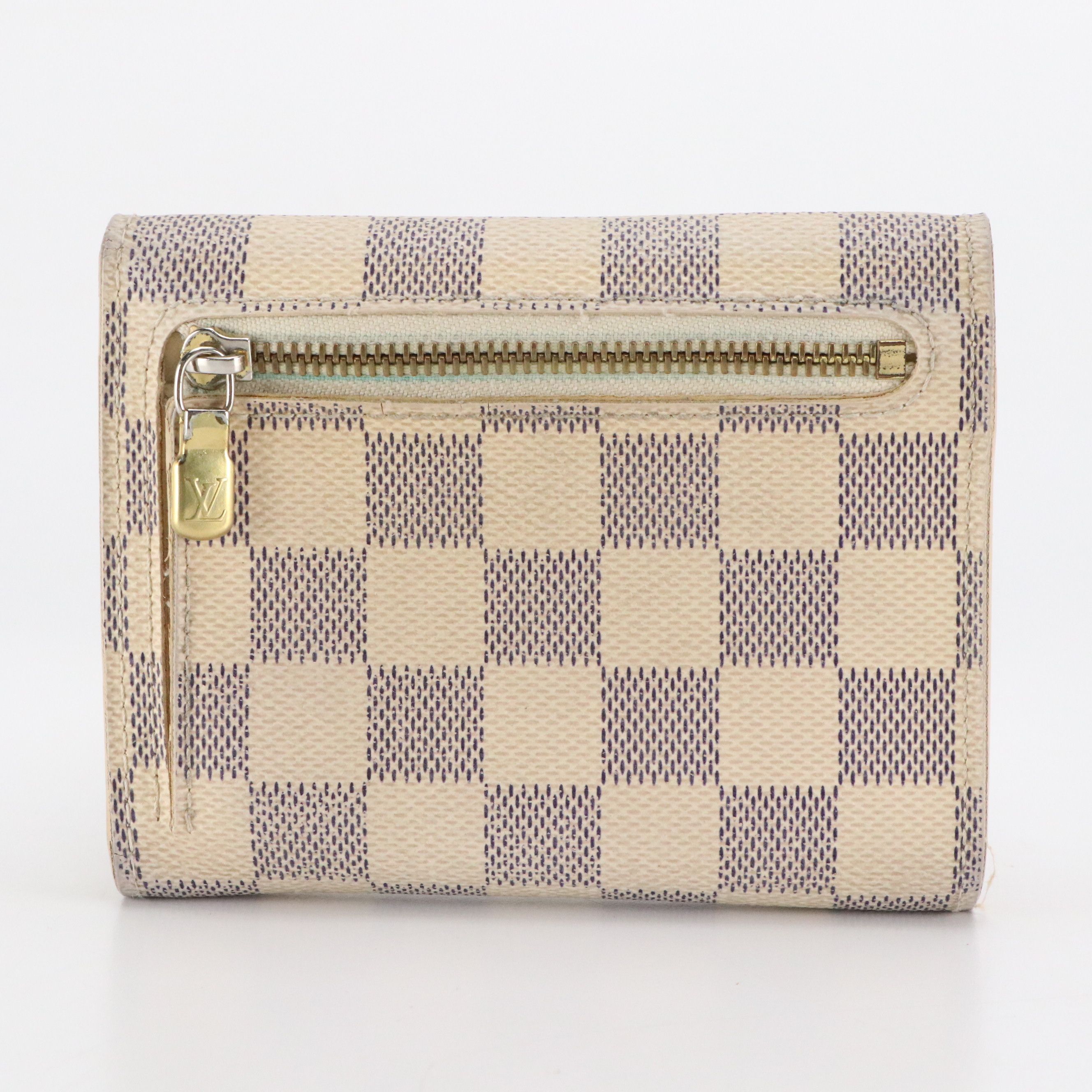 Louis Vuitton Portefeuille Koala in Damier Azur Canvas