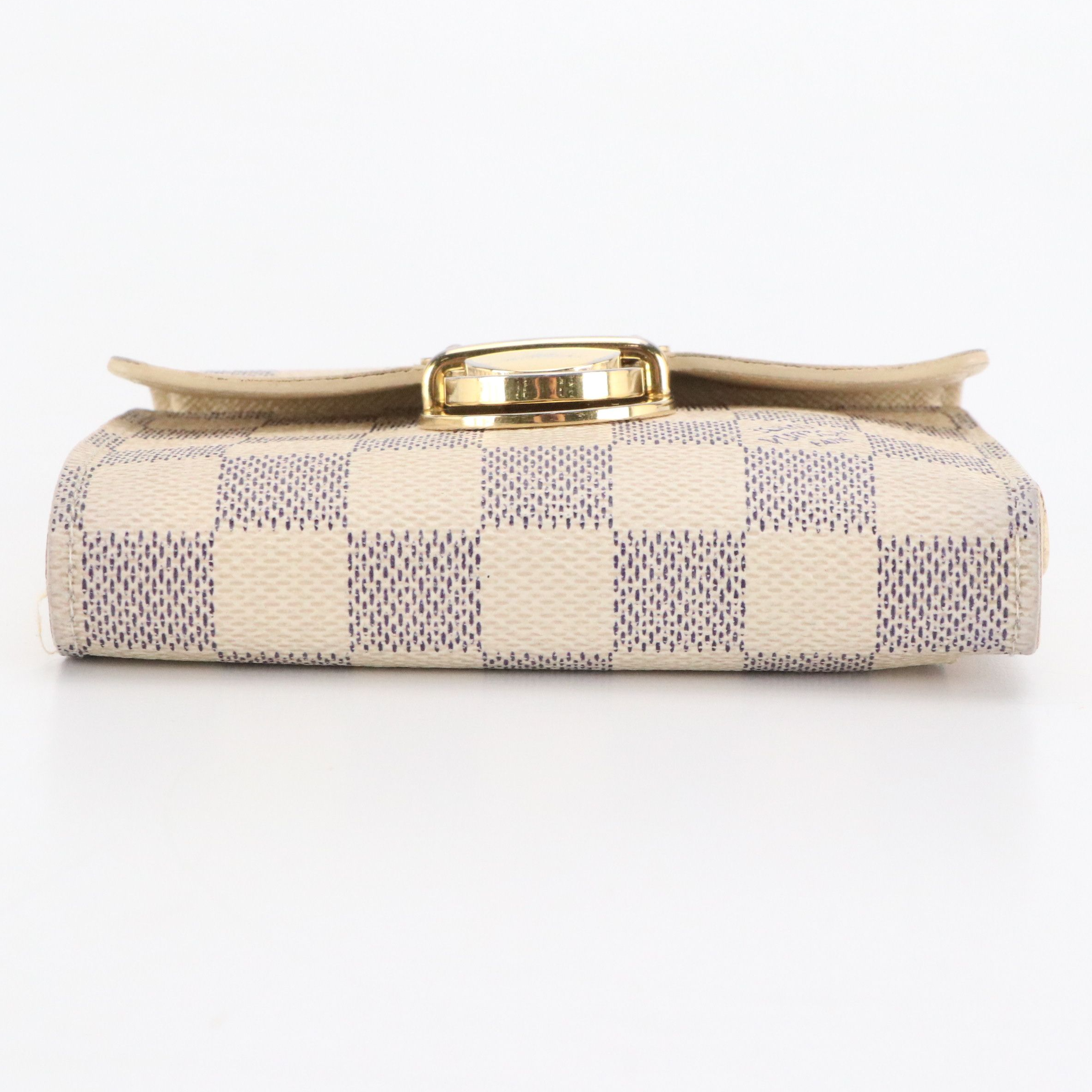 Louis Vuitton Portefeuille Koala in Damier Azur Canvas