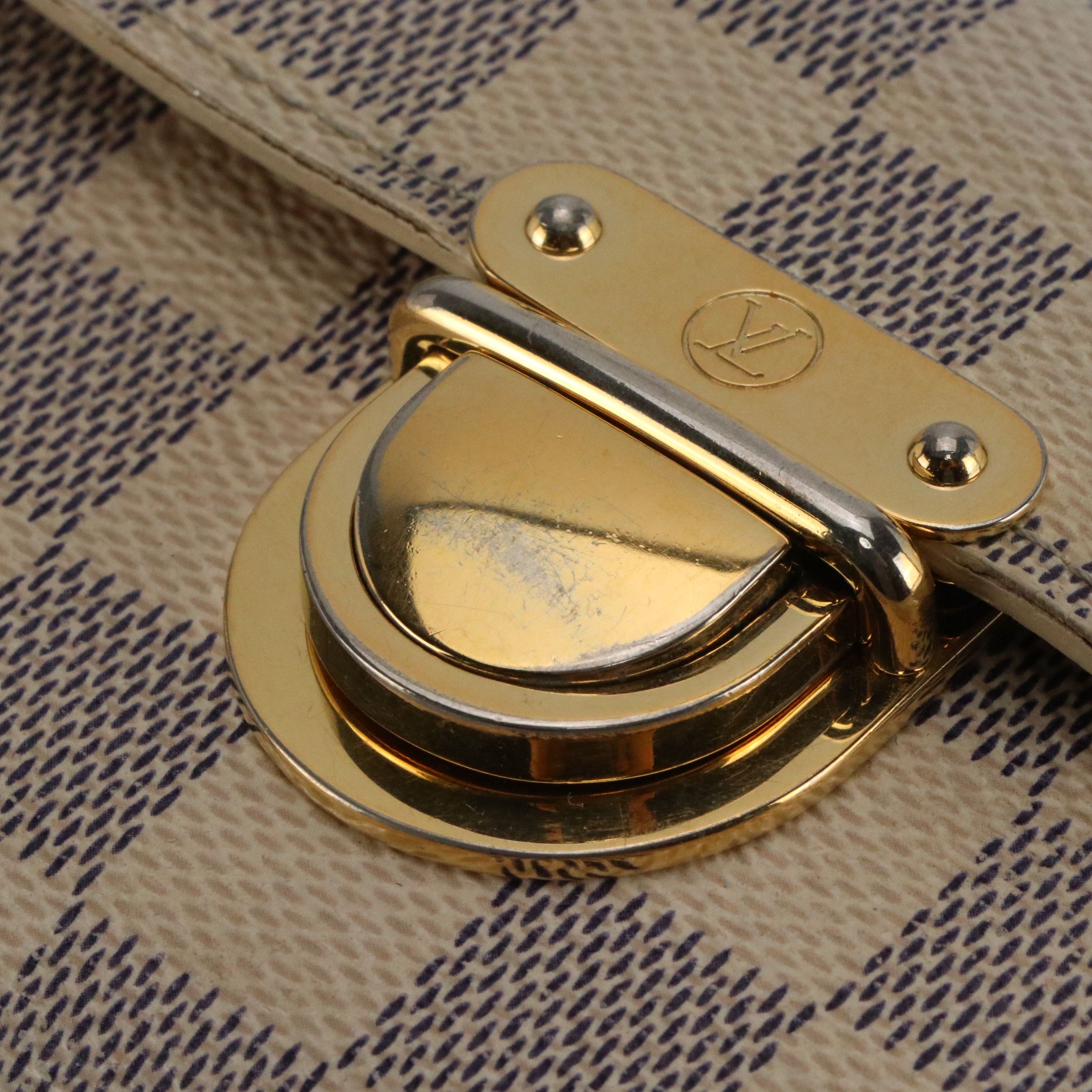Louis Vuitton Portefeuille Koala in Damier Azur Canvas