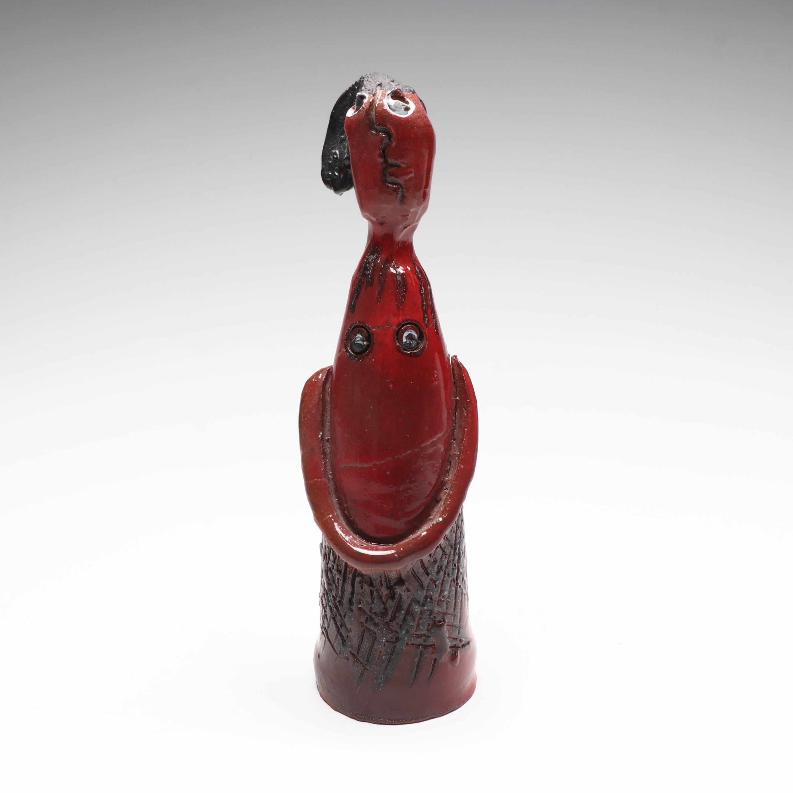 Art Pottery Ceramic Female Figurine