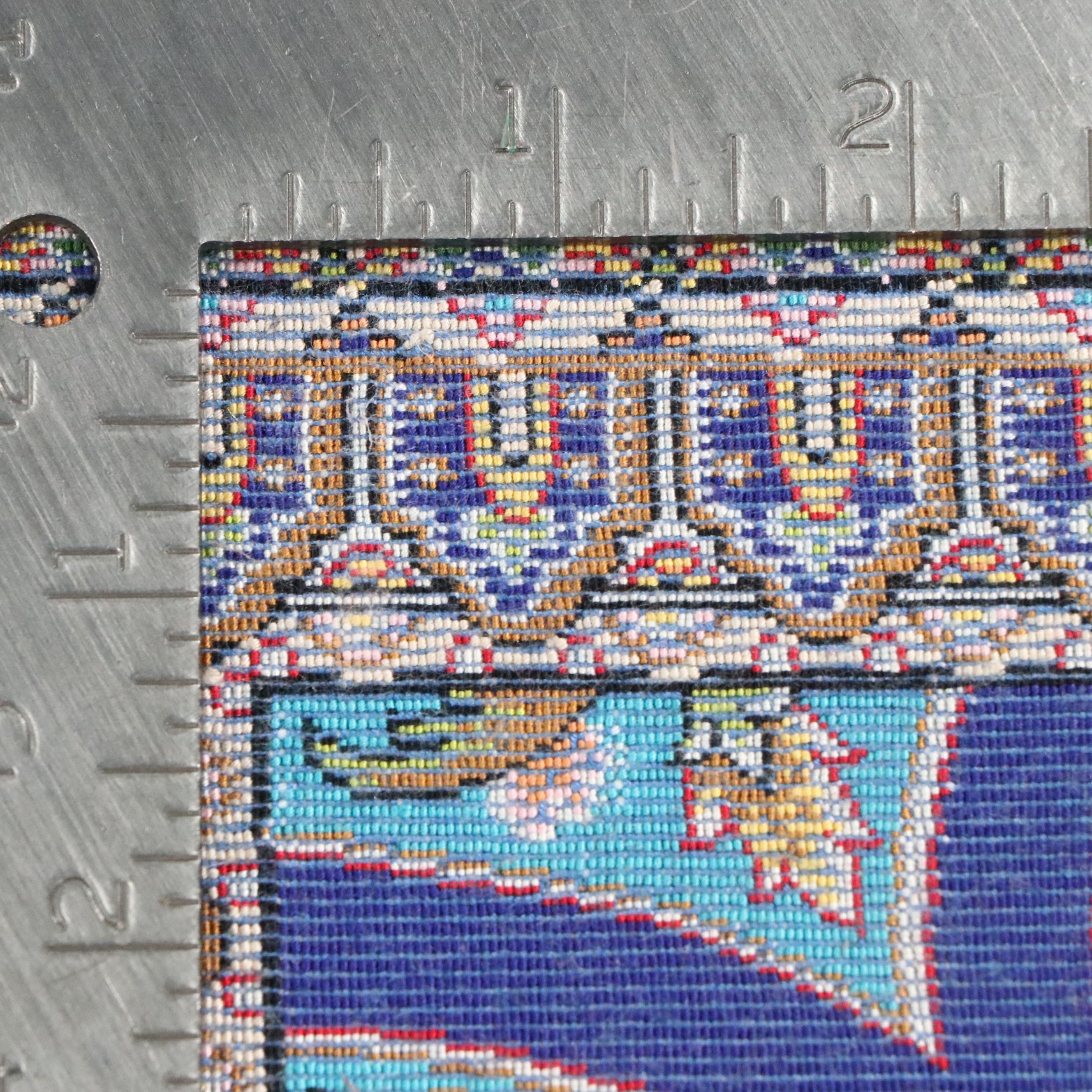 3'2 x 5' Machine Made Turkish Qom Silk Area Rug