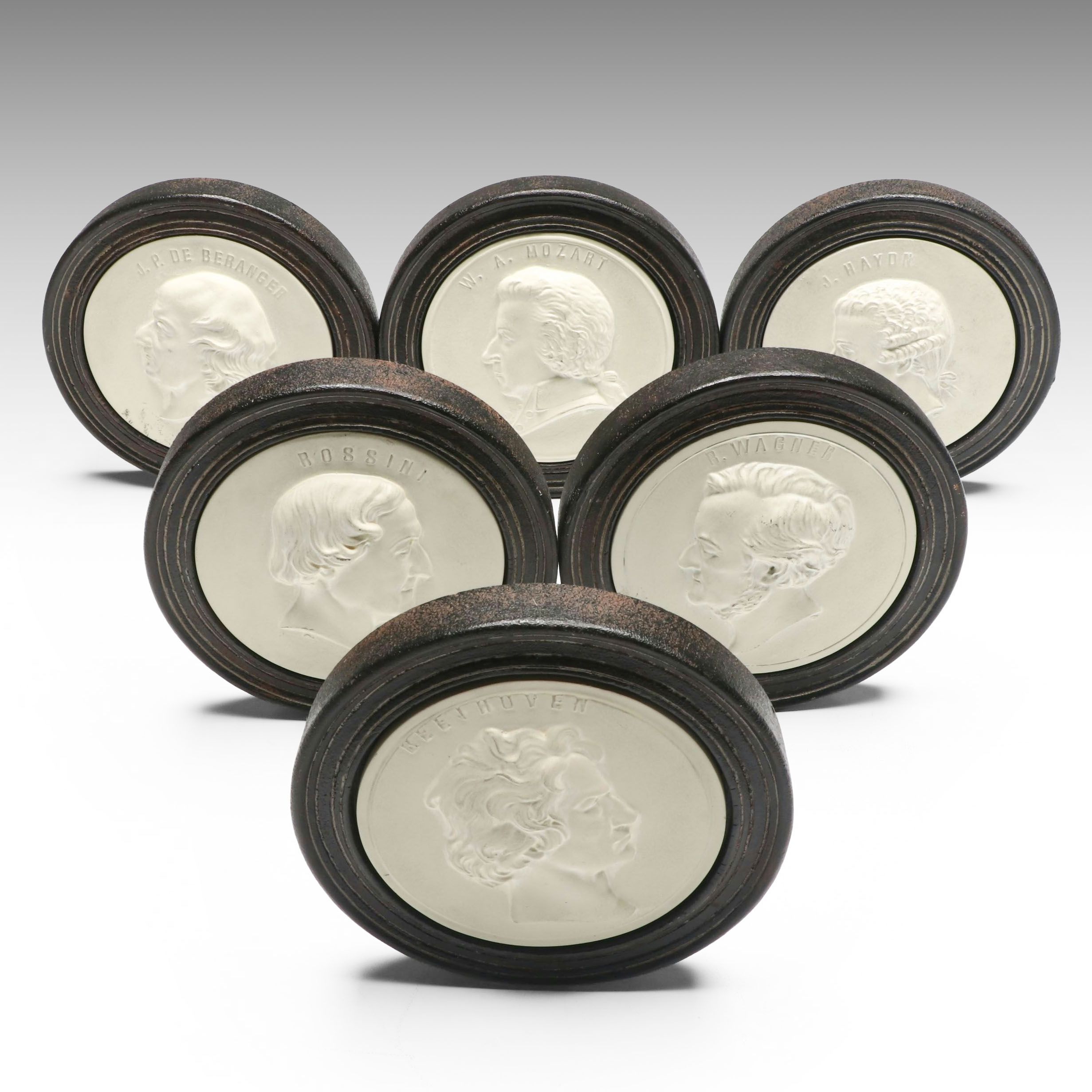 Restoration Hardware Classical Musician Hanging Portrait Medallions