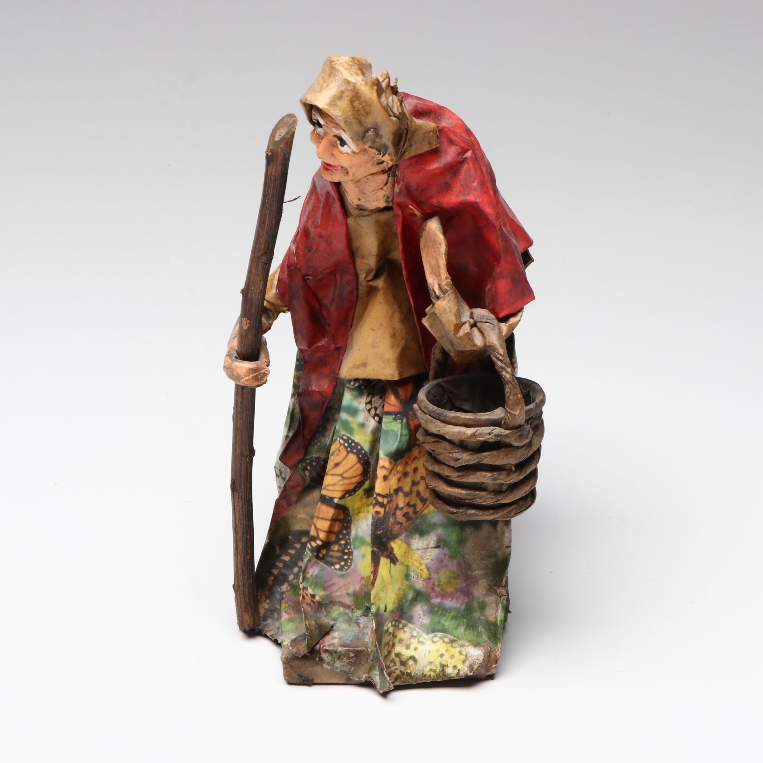 Mexican Cartonería Papier-Mâché Folk Art Figurines