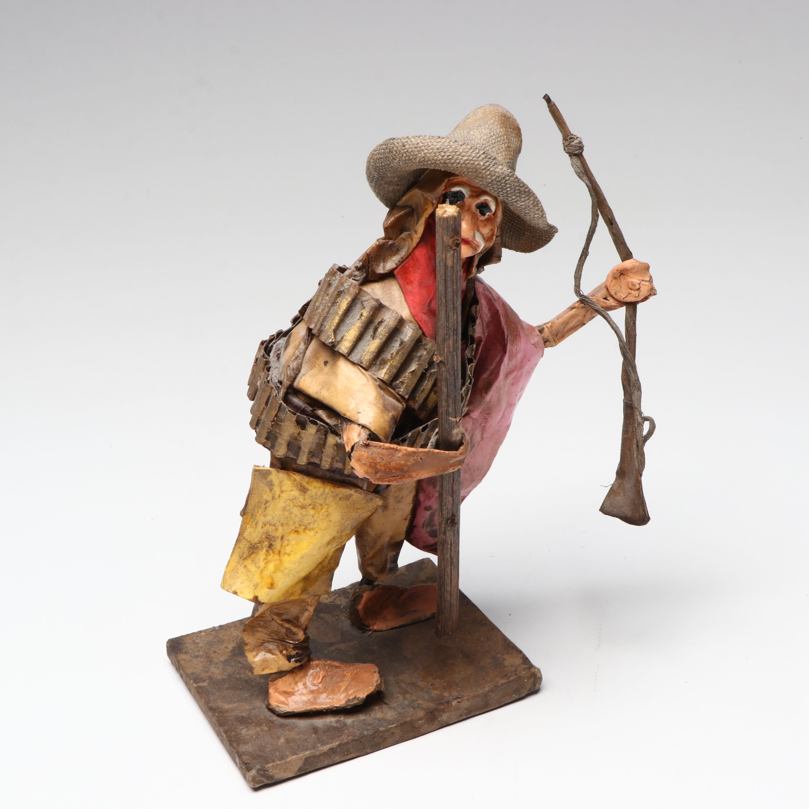 Mexican Cartonería Papier-Mâché Folk Art Figurines
