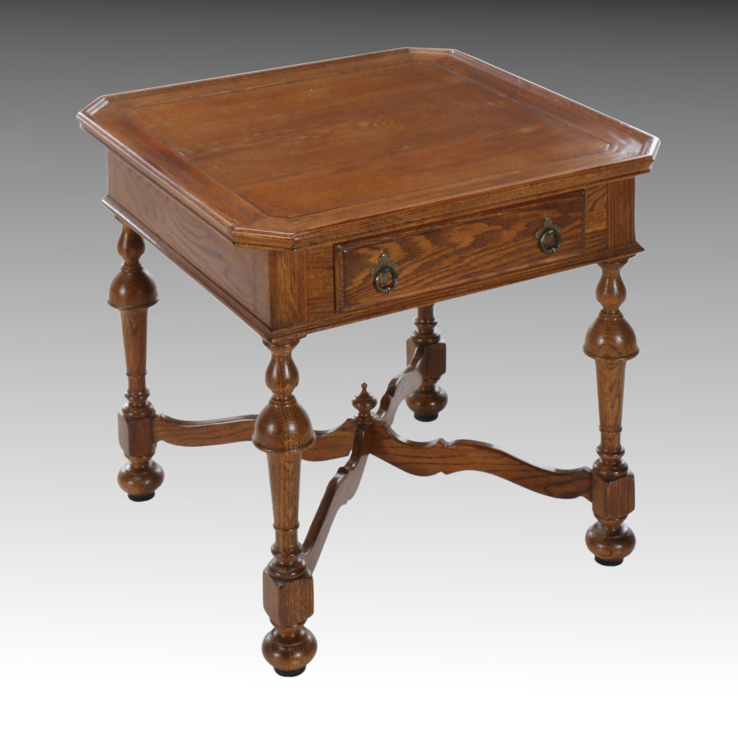 Ethan Allen Walnut Side Table