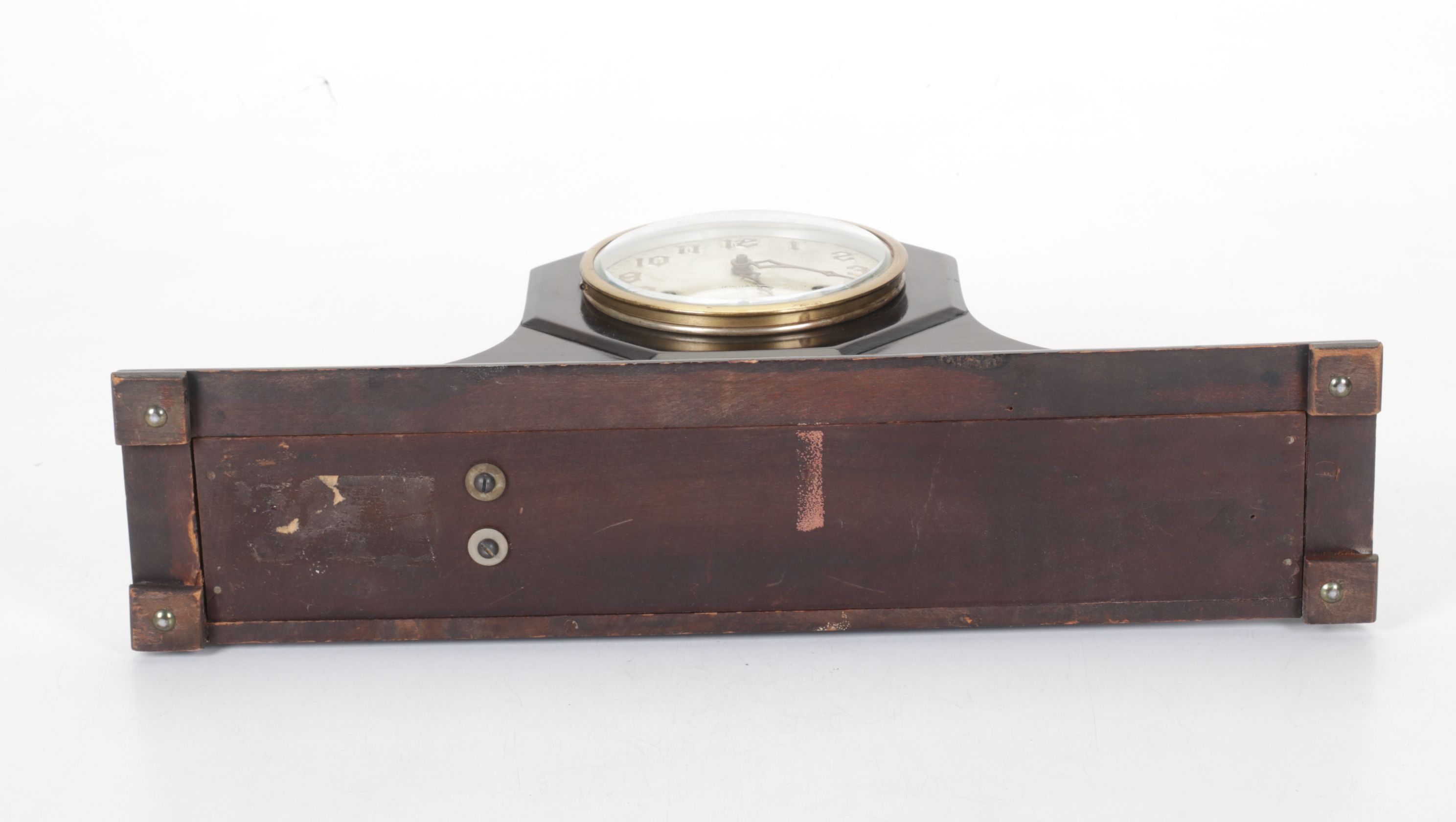 New Haven Eight-Day Tambour Mantel Clock, Early to Mid-20th Century