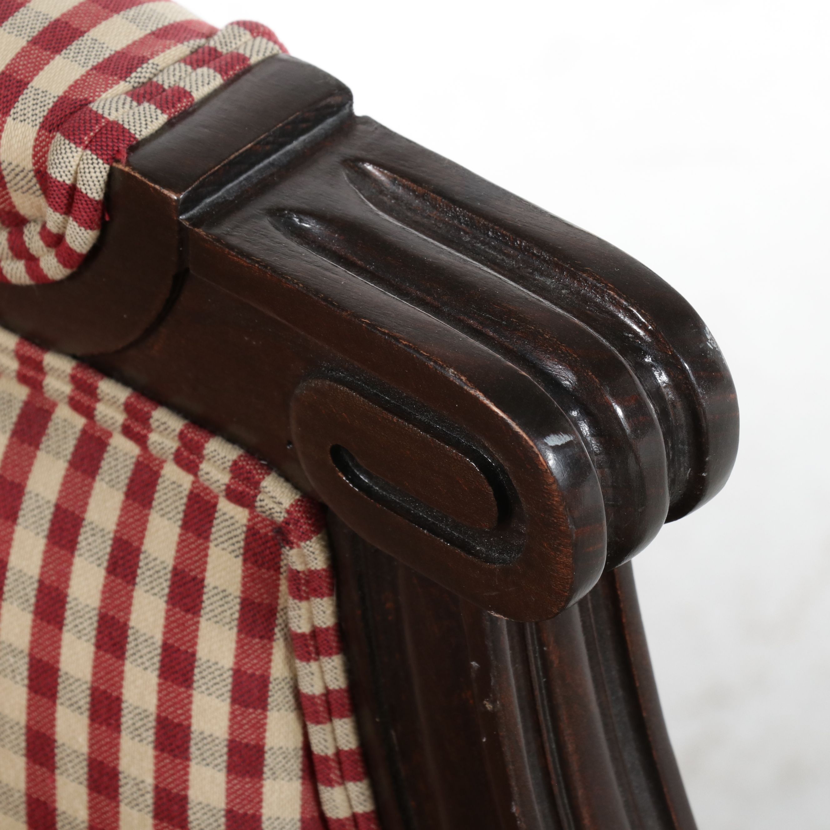 Pair of Ethan Allen Louis XVI Style Armchairs