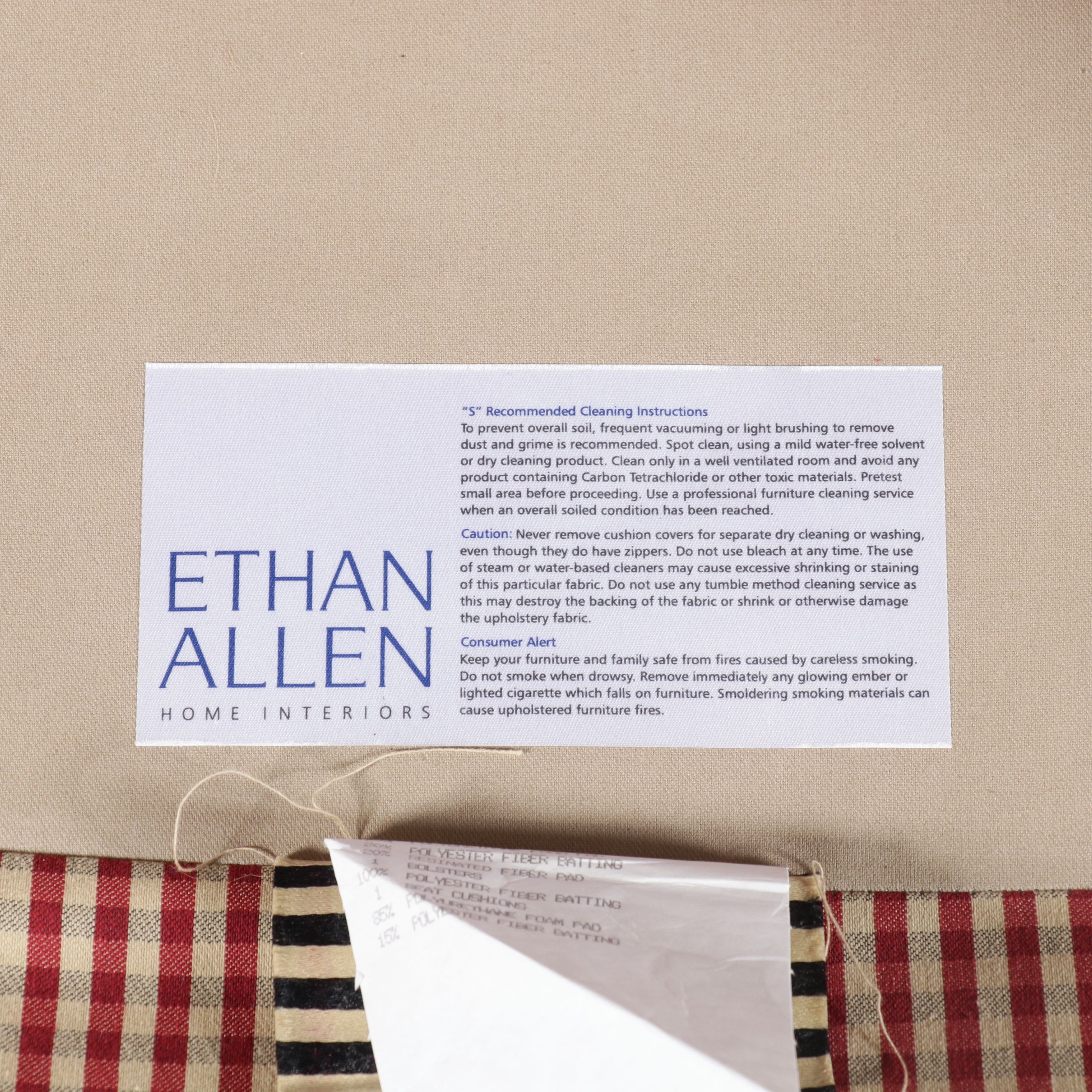 Pair of Ethan Allen Louis XVI Style Armchairs