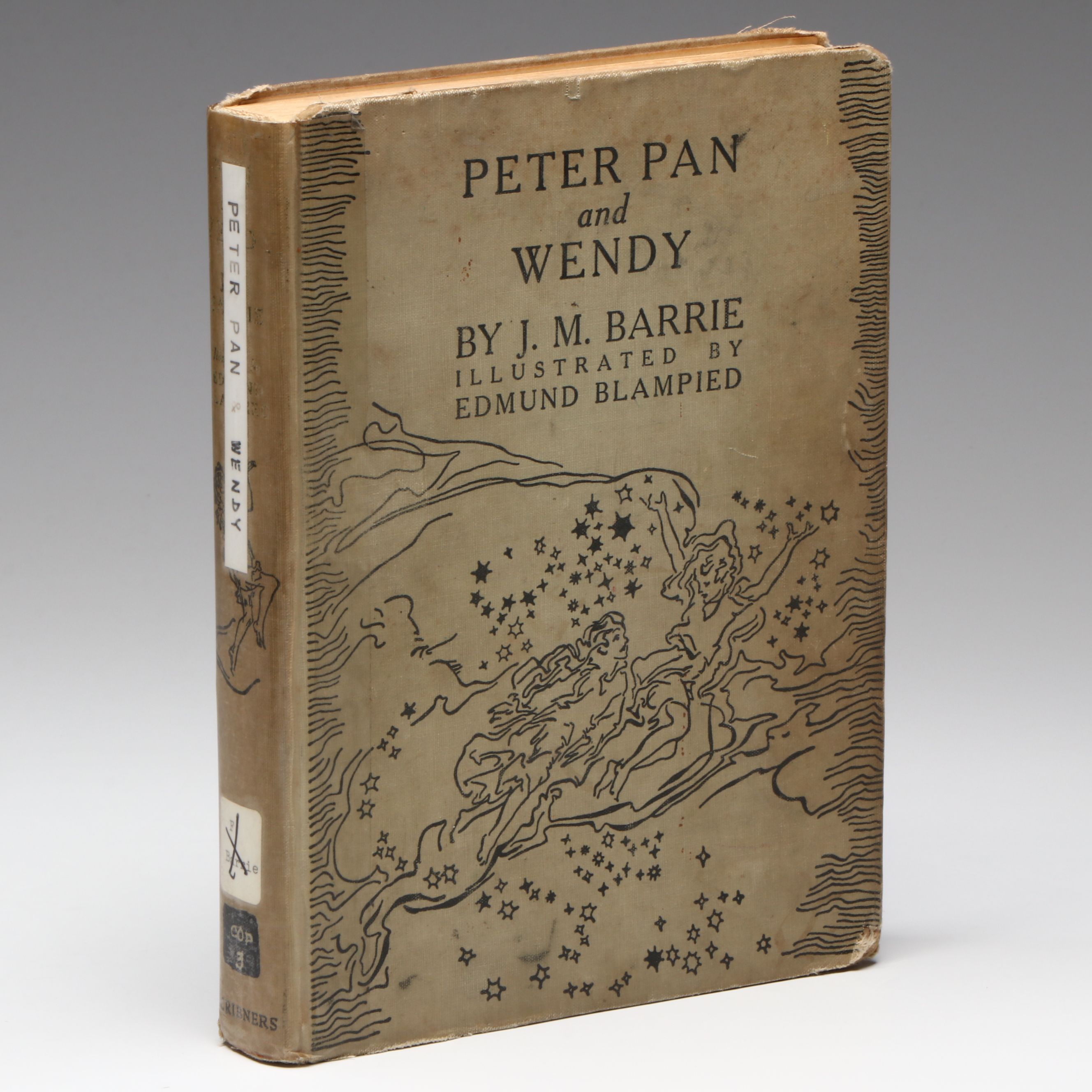 Edmund Blampied Illustrated "Peter and Wendy" by J. M. Barrie, 1940