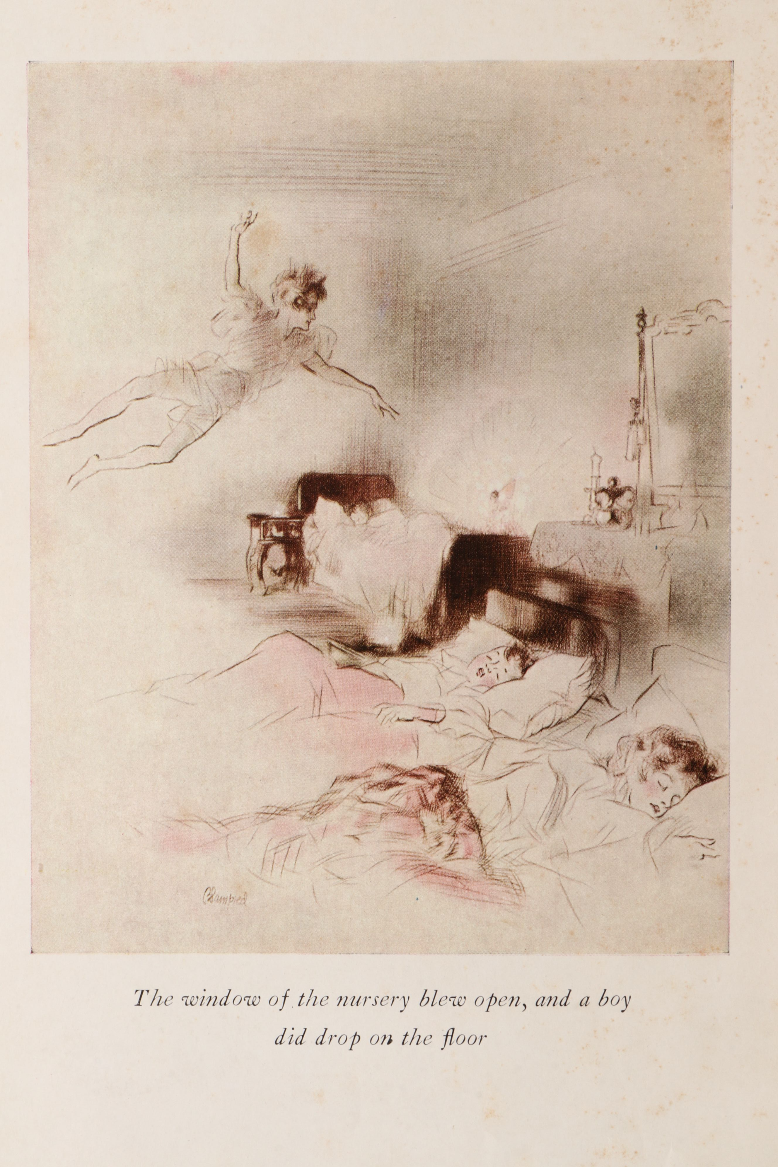 Edmund Blampied Illustrated "Peter and Wendy" by J. M. Barrie, 1940