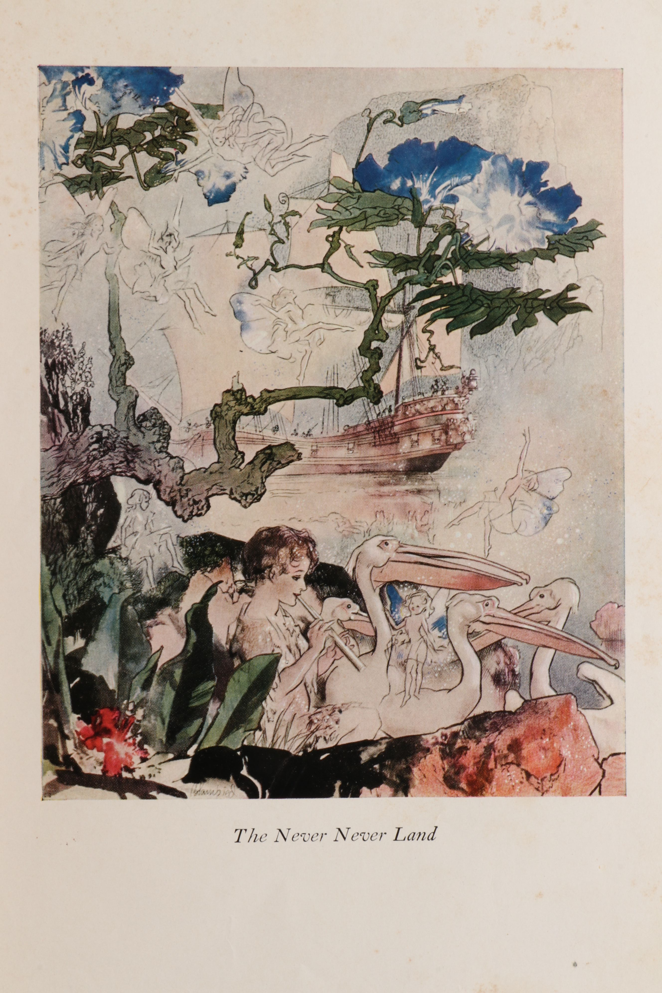 Edmund Blampied Illustrated "Peter and Wendy" by J. M. Barrie, 1940