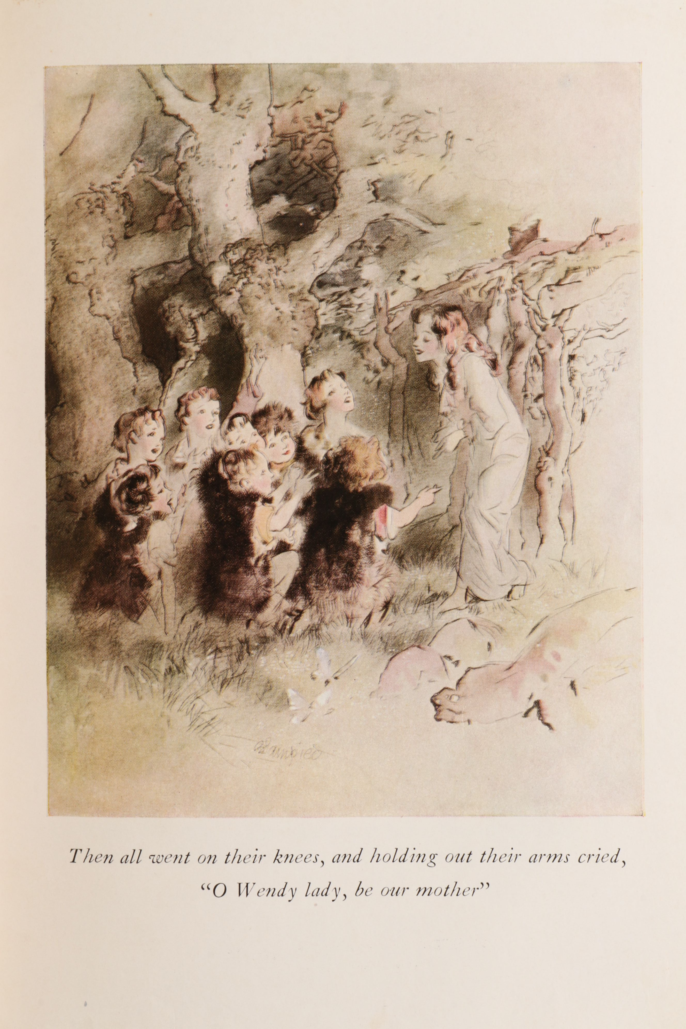 Edmund Blampied Illustrated "Peter and Wendy" by J. M. Barrie, 1940