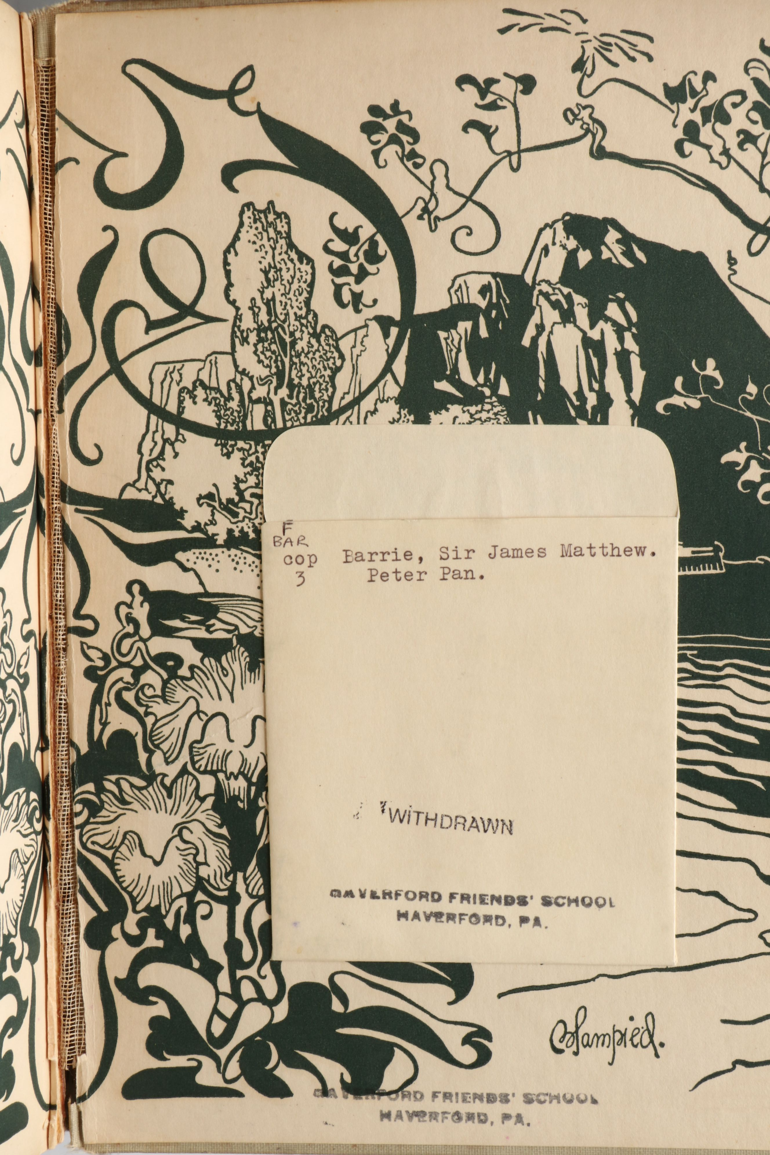 Edmund Blampied Illustrated "Peter and Wendy" by J. M. Barrie, 1940