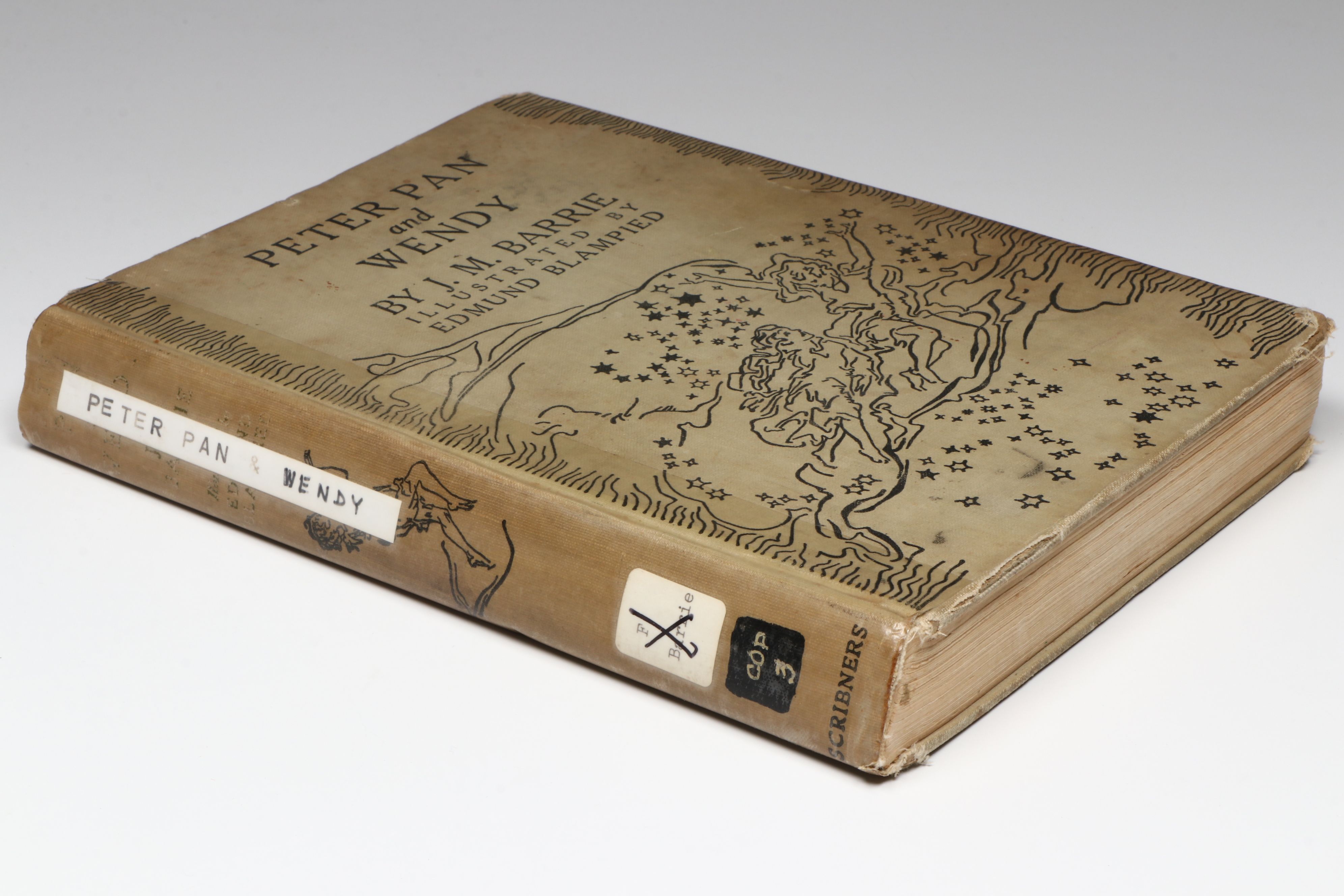 Edmund Blampied Illustrated "Peter and Wendy" by J. M. Barrie, 1940