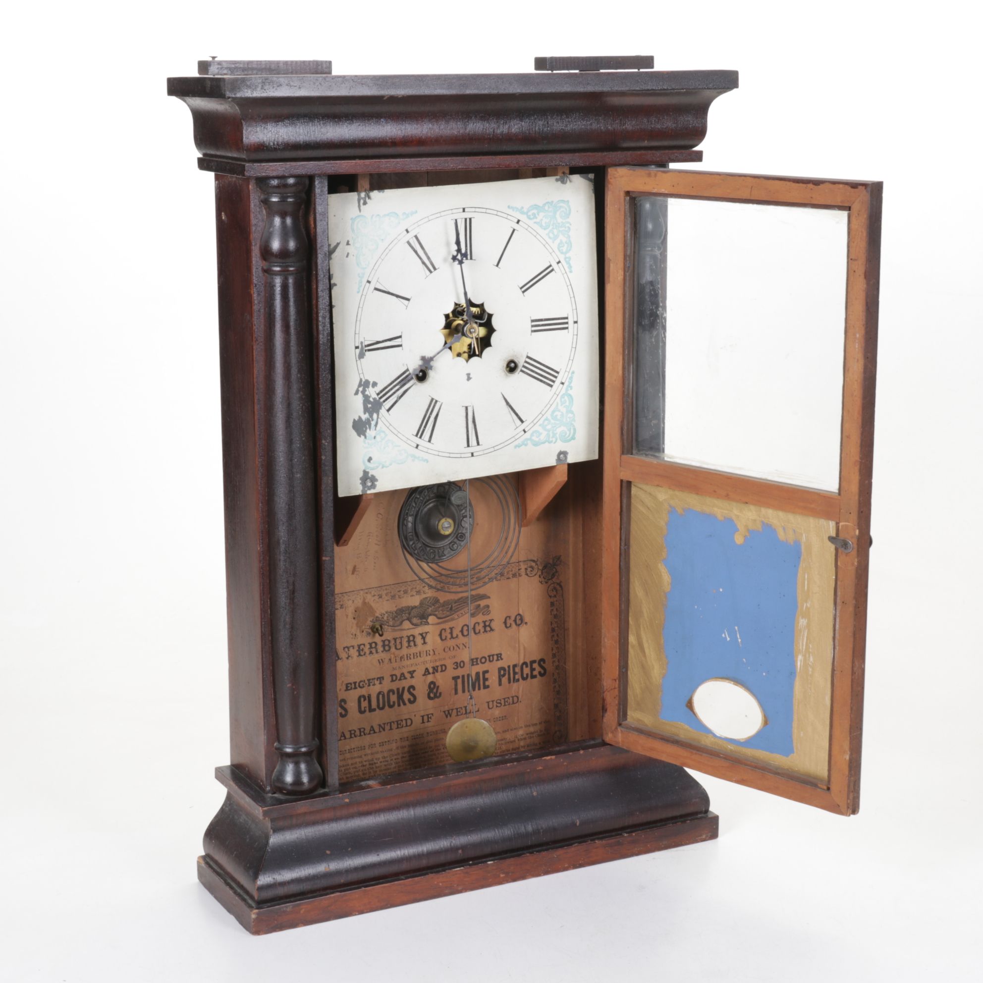 Waterbury Clock Co. Thirty Hour Mantel Clock, Late 19th Century