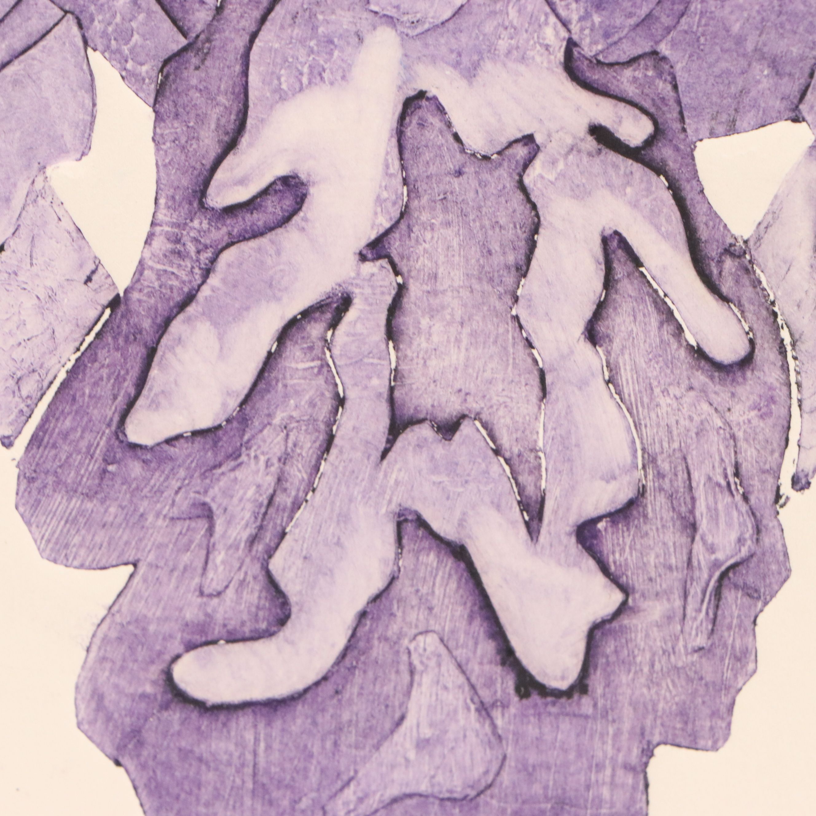 C. F. Dunn Collographs "Bloom," 2014