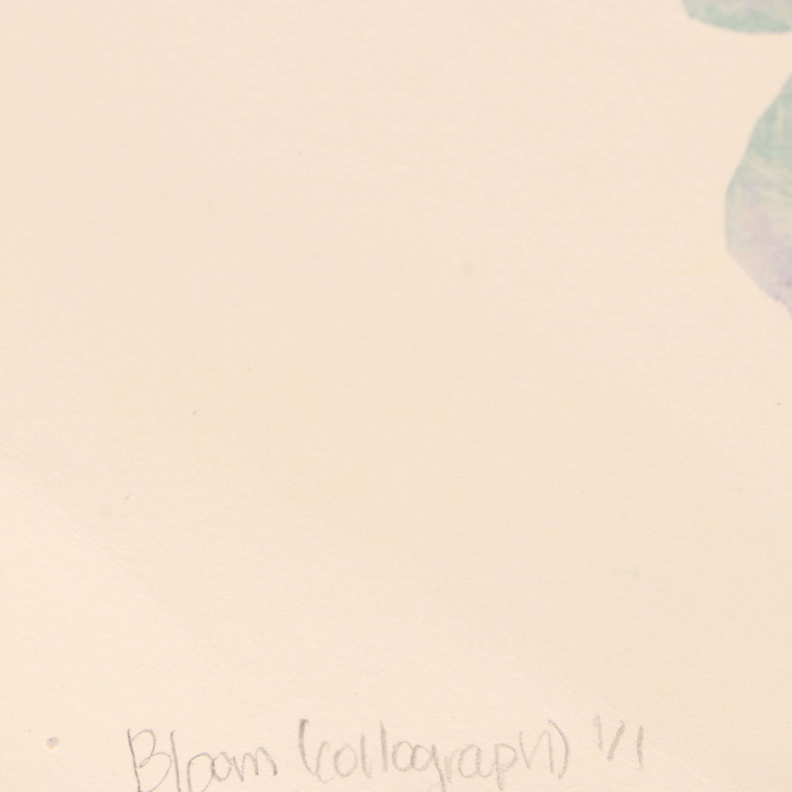 C. F. Dunn Collographs "Bloom," 2014