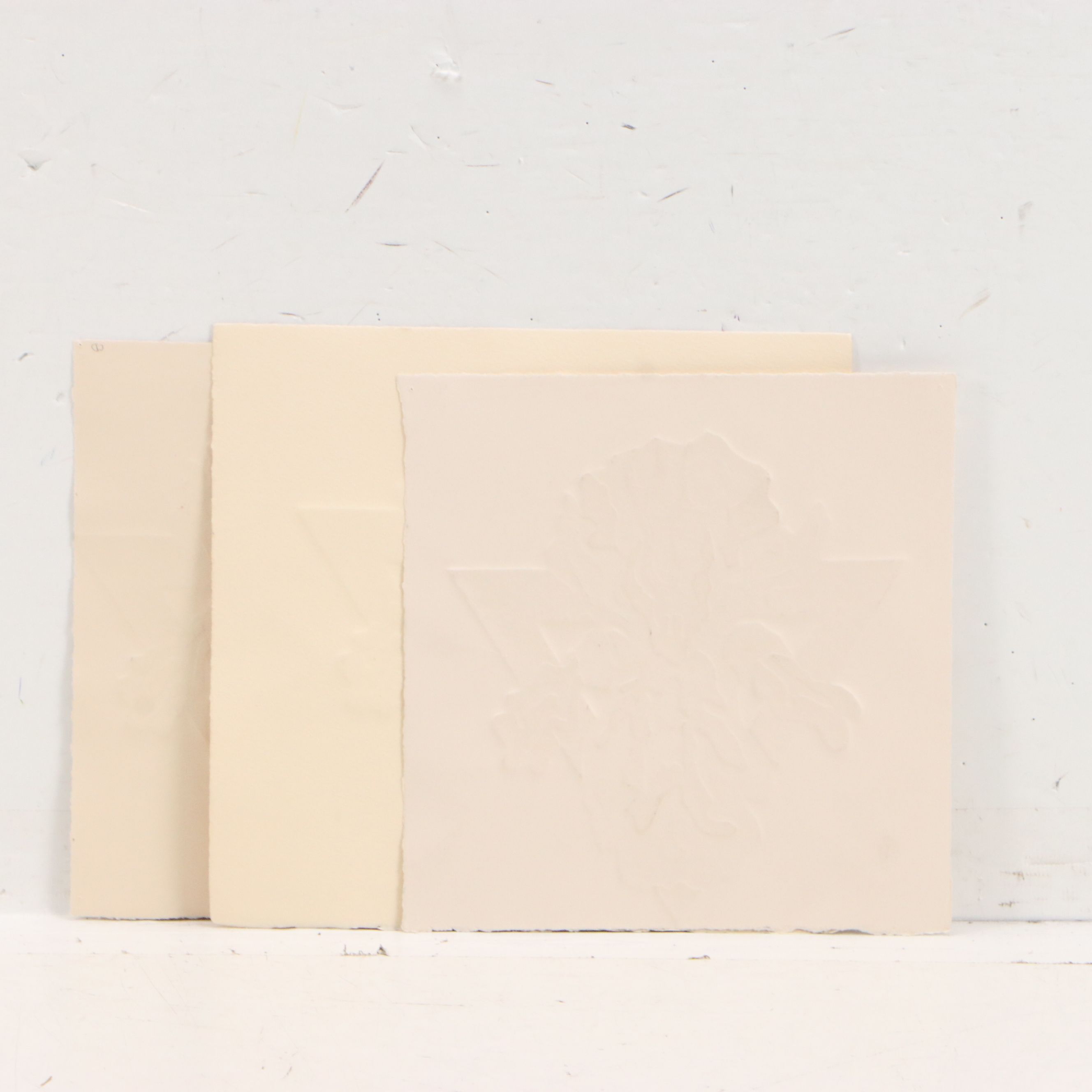 C. F. Dunn Collographs "Bloom," 2014