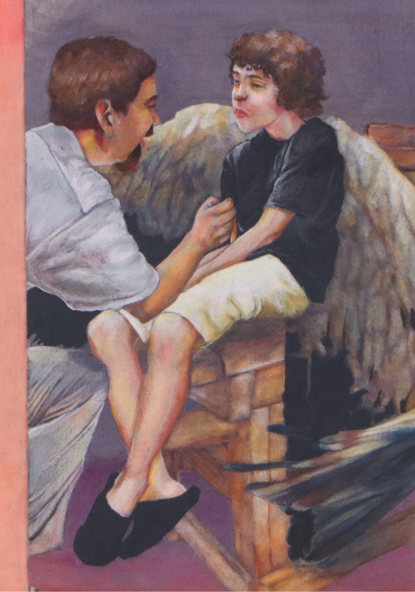 C. F. Dunn Mixed Media Painting "Icarus," 2015