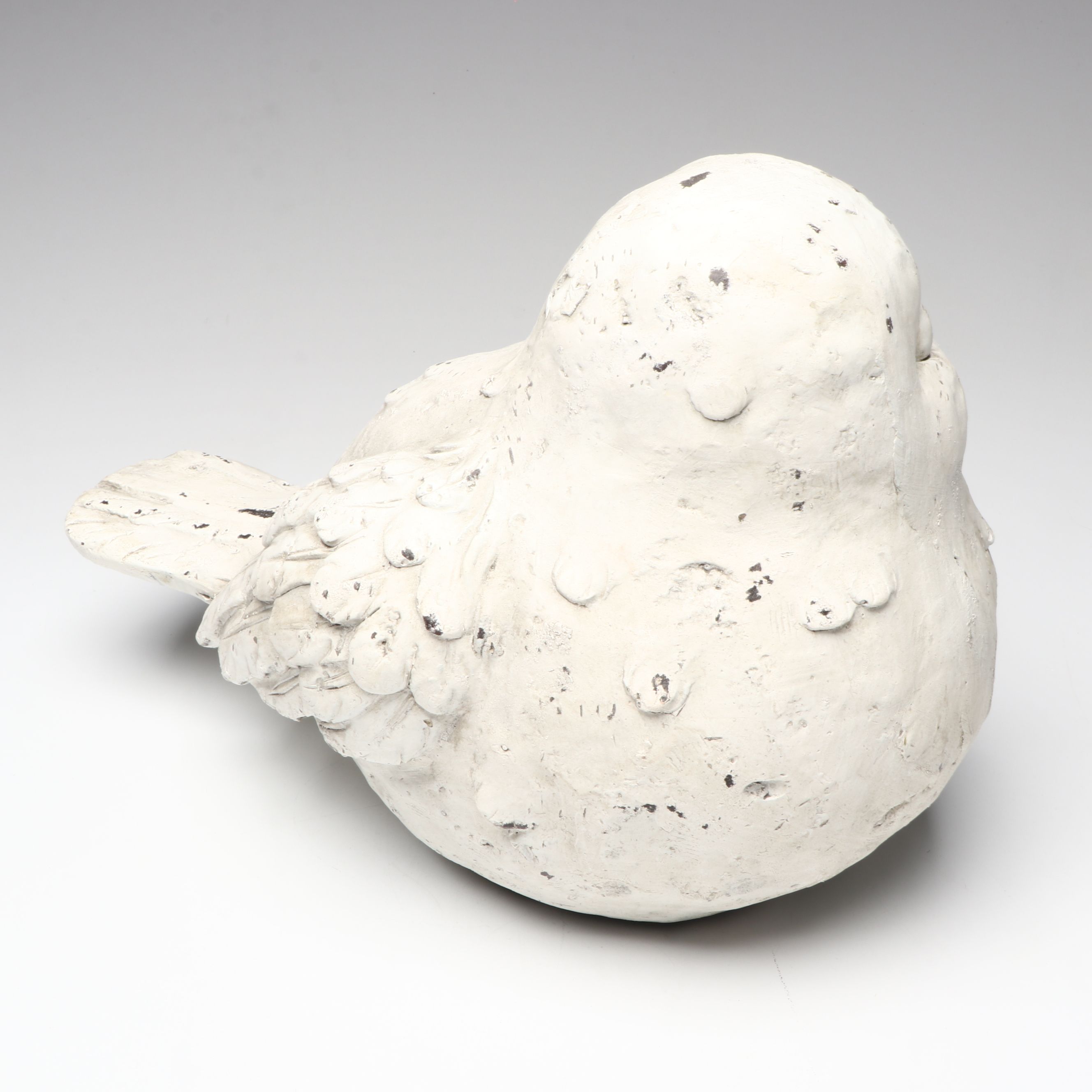 Distressed Polystone Songbird Garden Sculptures