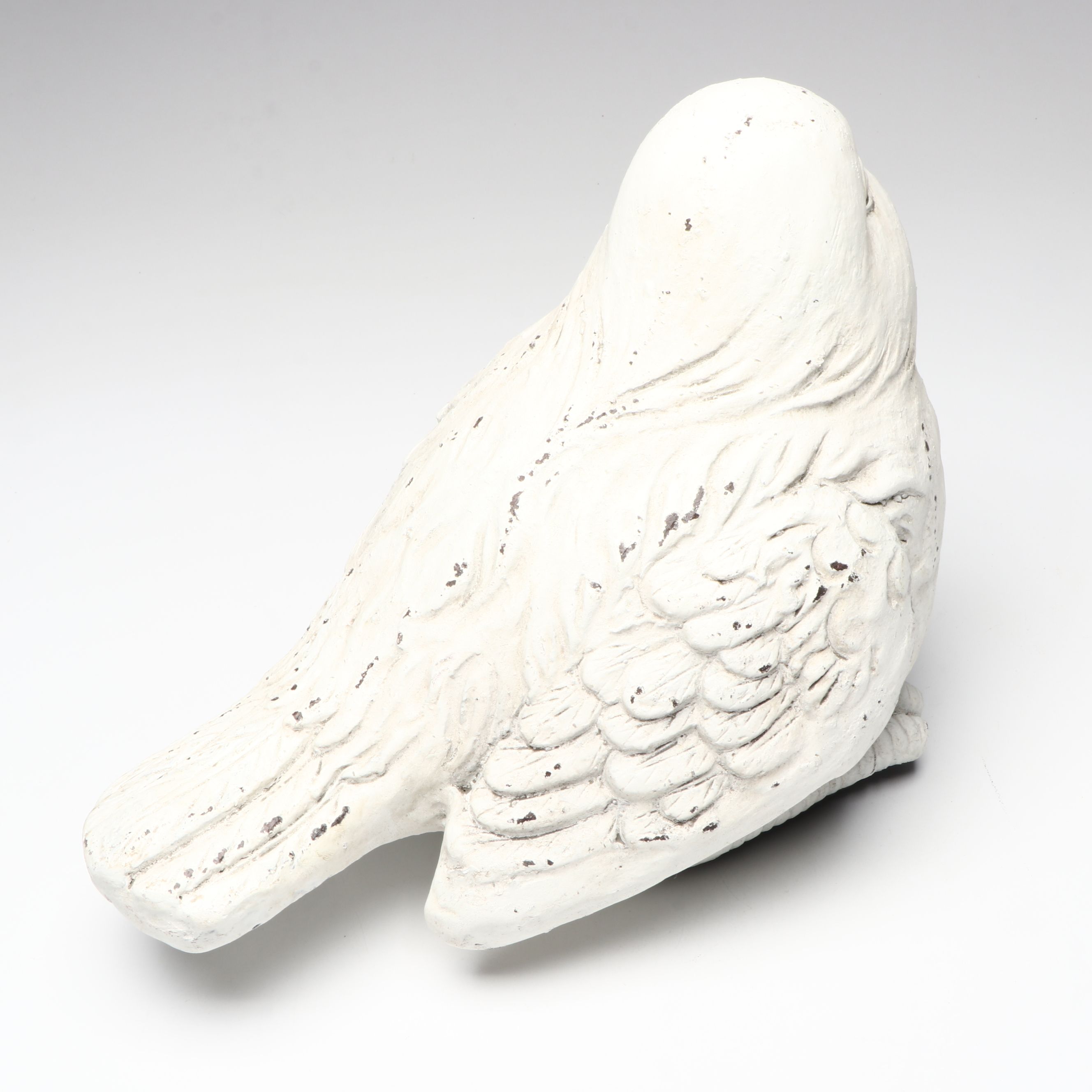 Distressed Polystone Songbird Garden Sculptures
