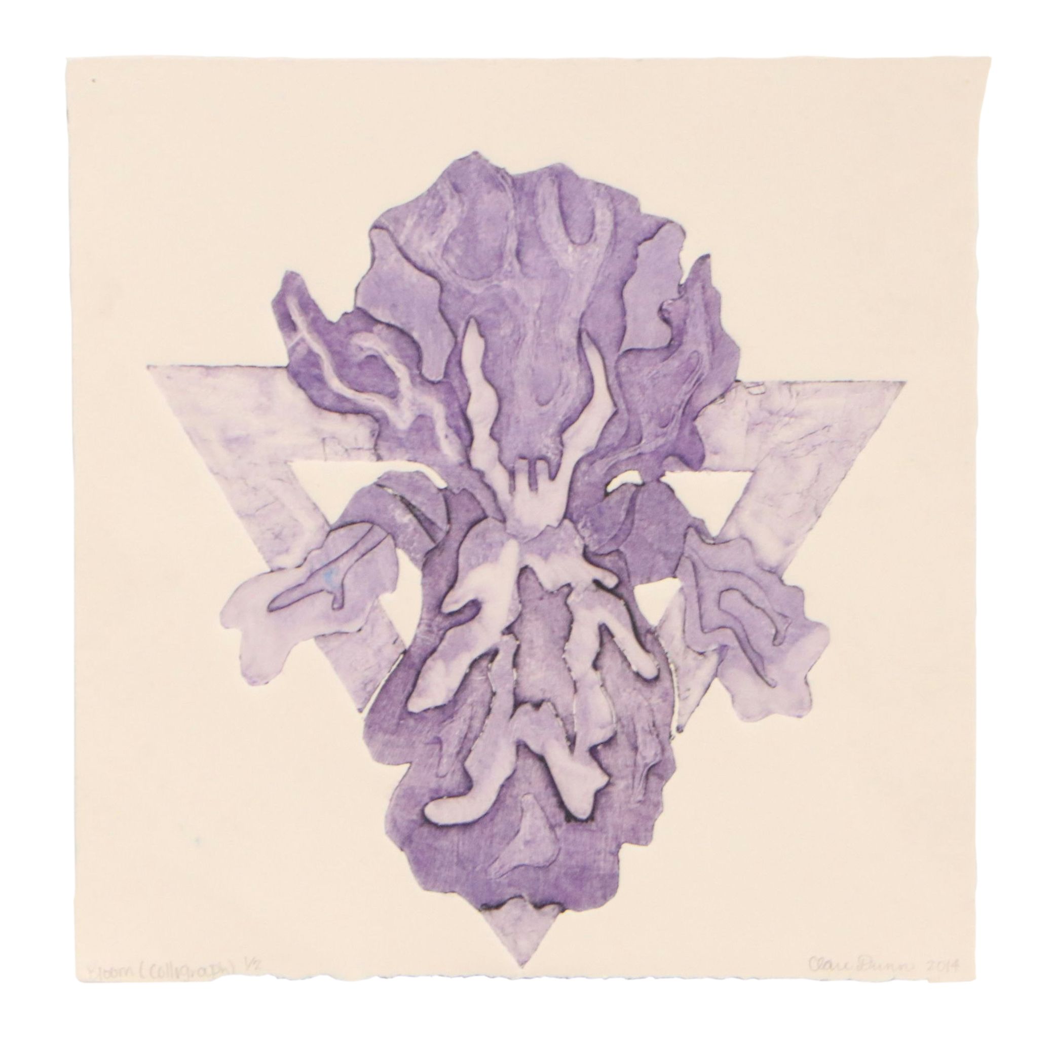 C. F. Dunn Collographs "Bloom," 2014