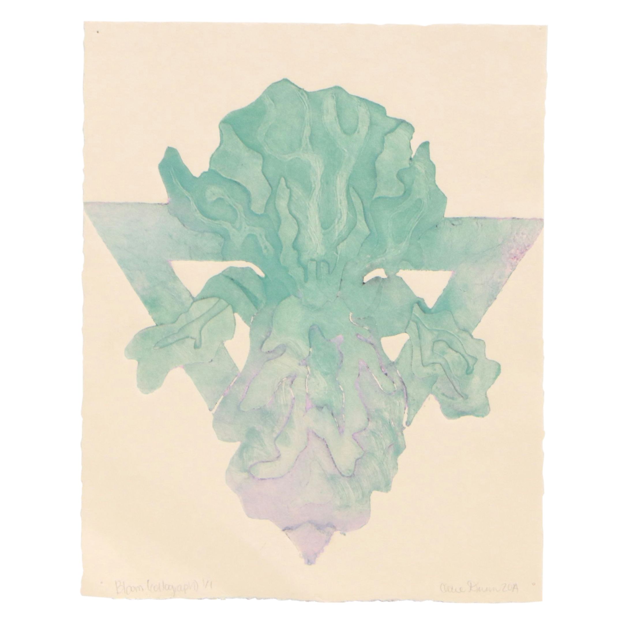 C. F. Dunn Collographs "Bloom," 2014