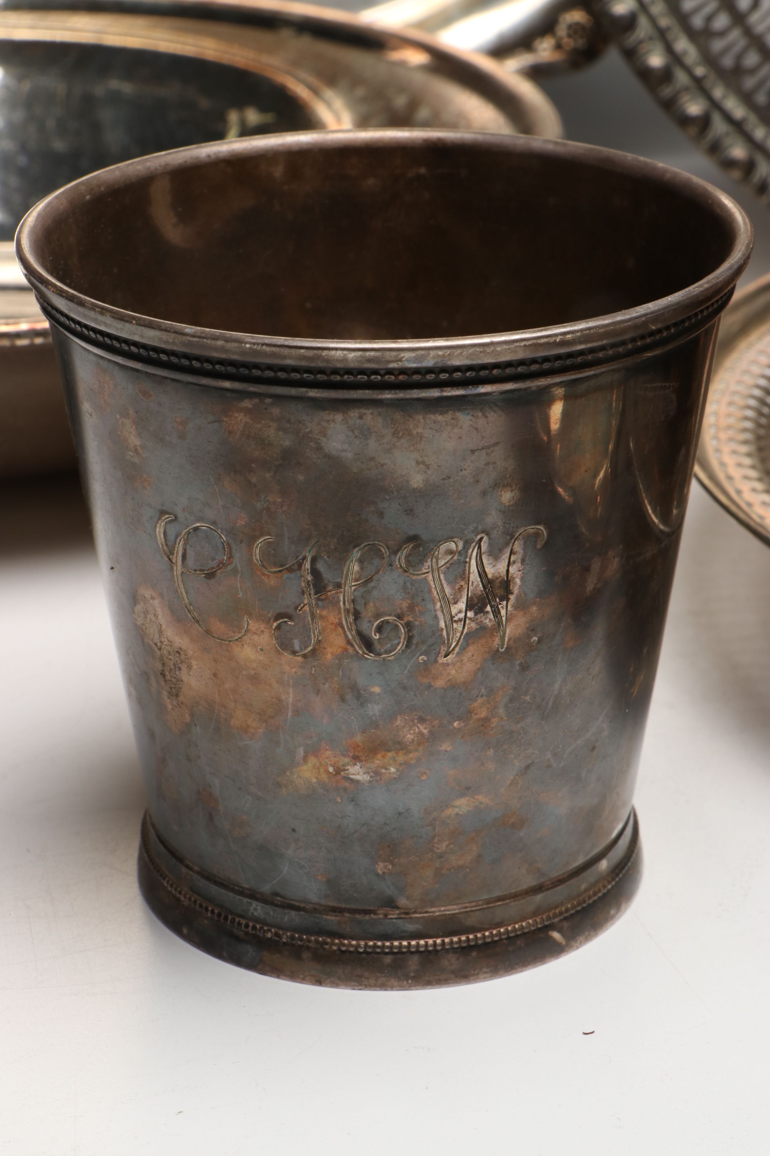 Gorham Bowl with Platters, Trays and More Silver Plate Serveware