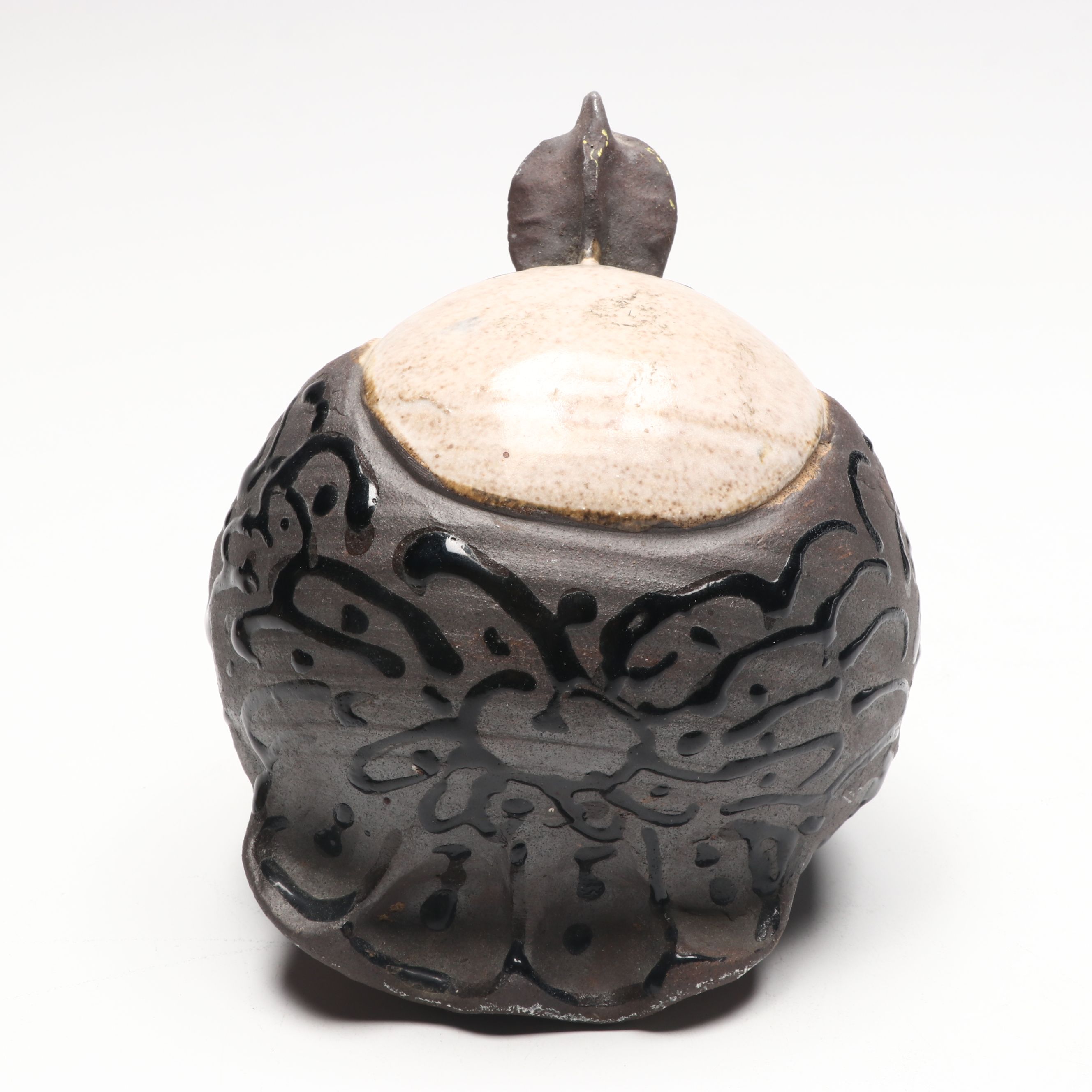 Susan Davis Artist Signed Ceramic Owl