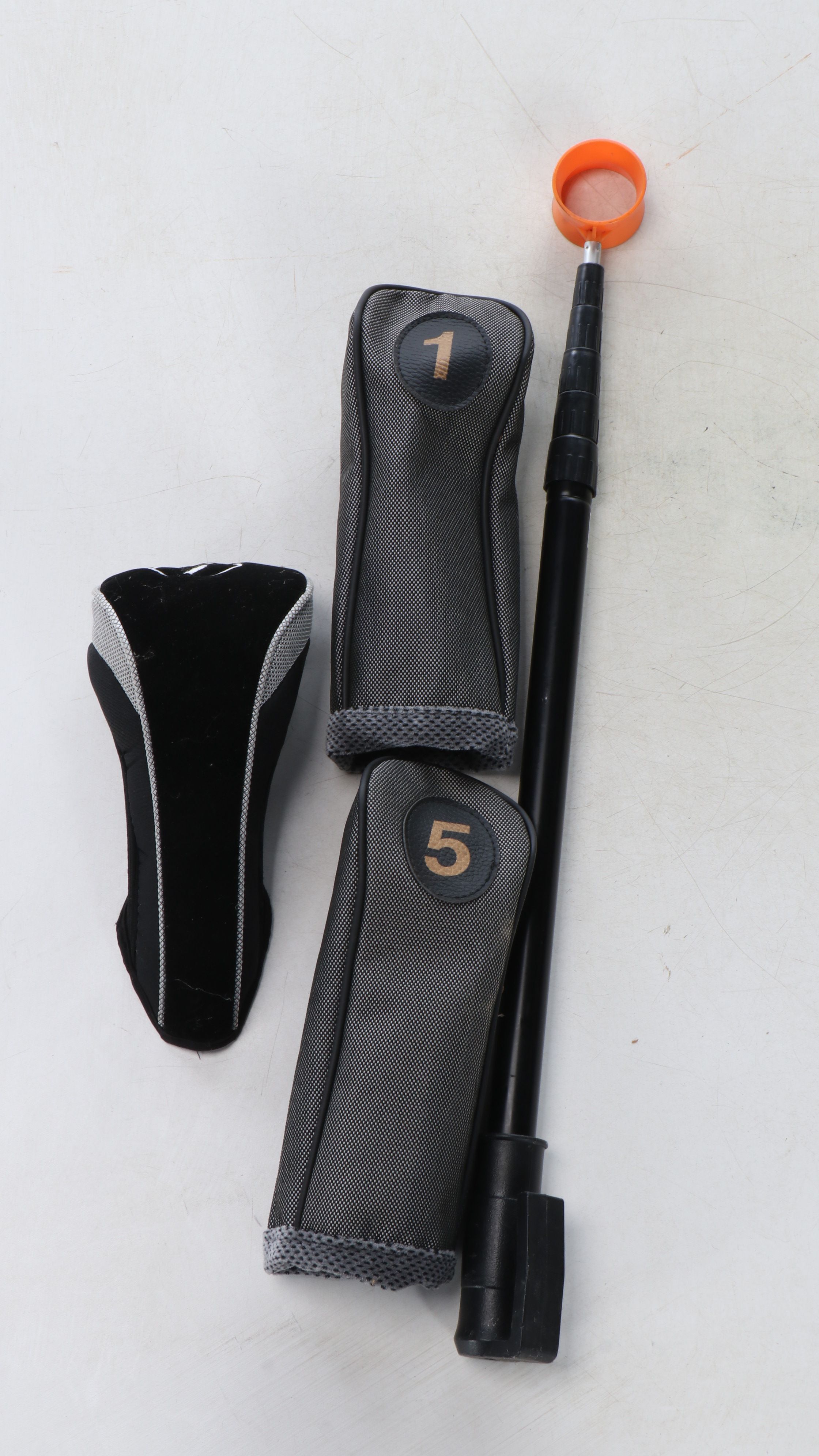 Slazenger Golf Bag with Right- Handed Golf Clubs and Foldable Cart