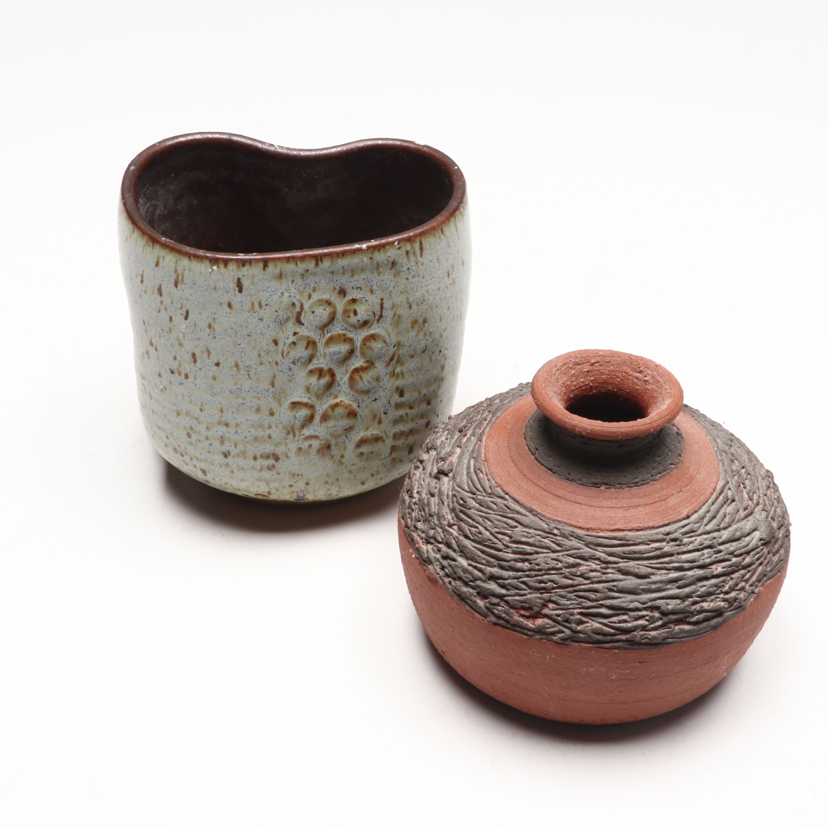 Art Pottery Ceramic Bud Vase and Planter