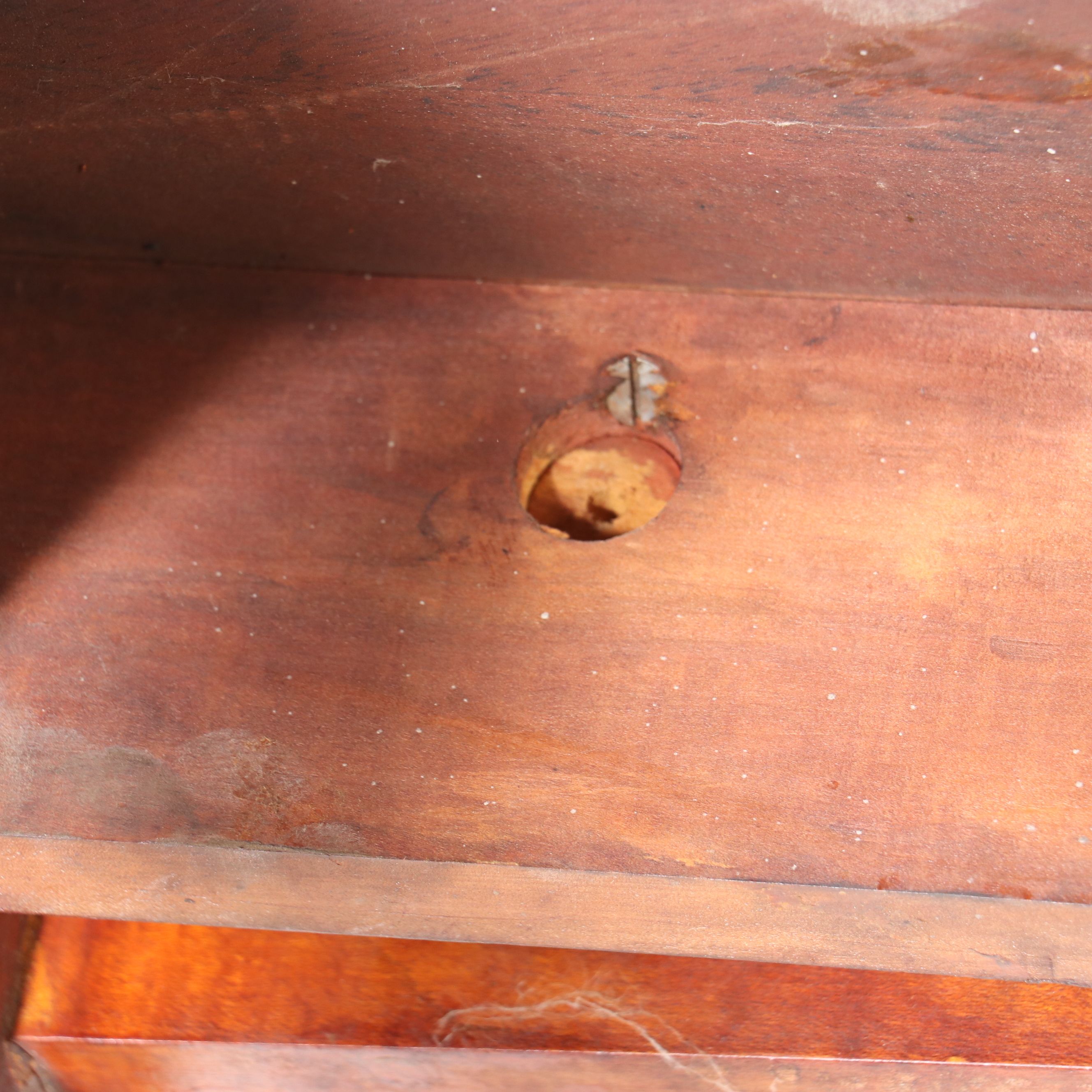 Sheraton Style Mahogany Inlaid Games Table, Early to Mid-20th Century