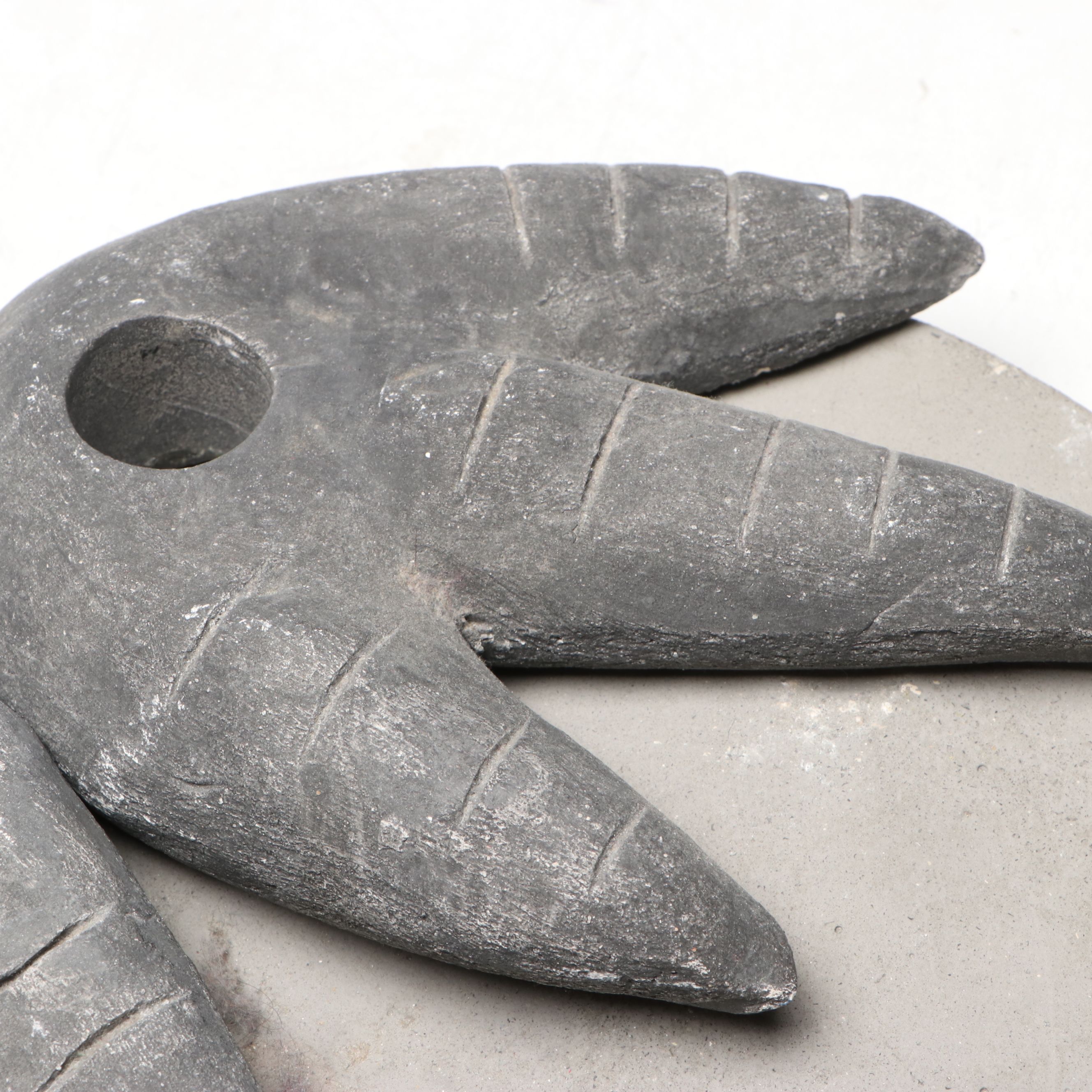 Aletha Rector Art Pottery Polychrome Bird Sculpture with Beads