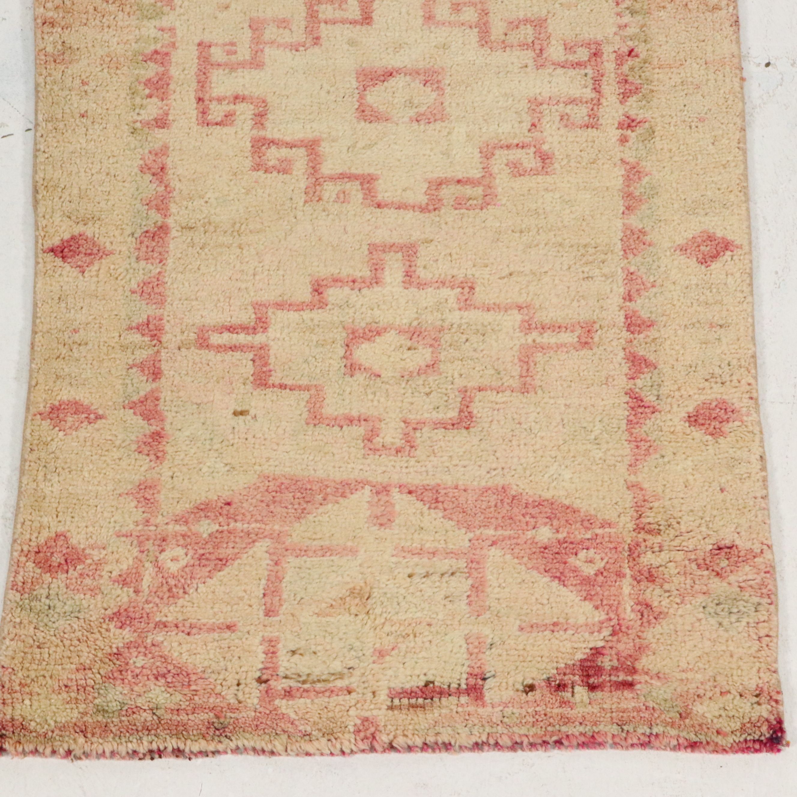 2'10 x 12'2 Hand-Knotted Turkish Anatolian Carpet Runner