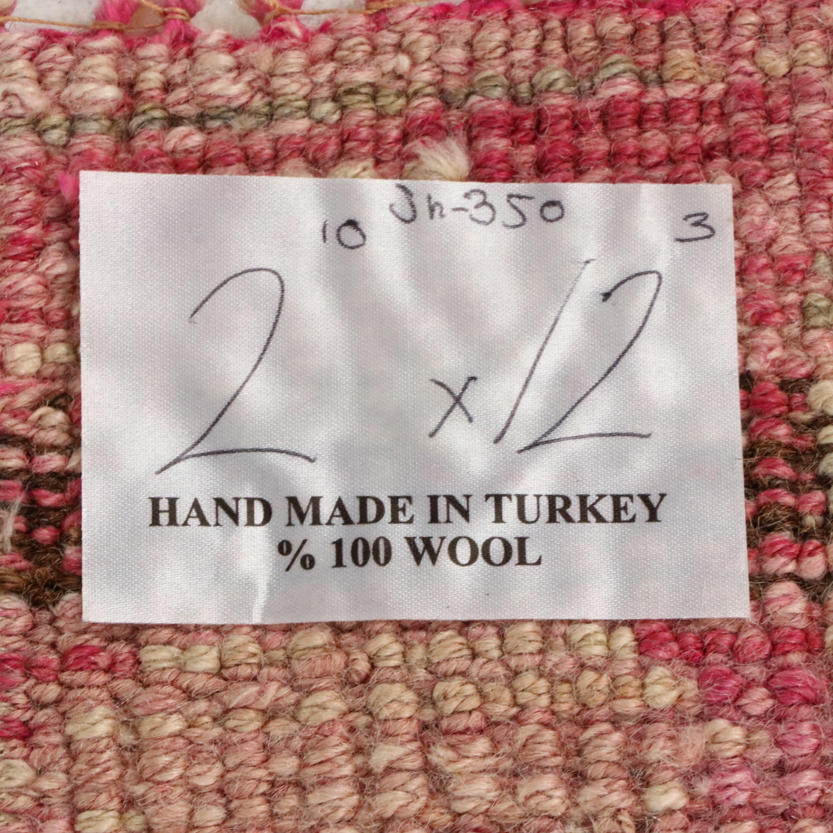 2'10 x 12'2 Hand-Knotted Turkish Anatolian Carpet Runner