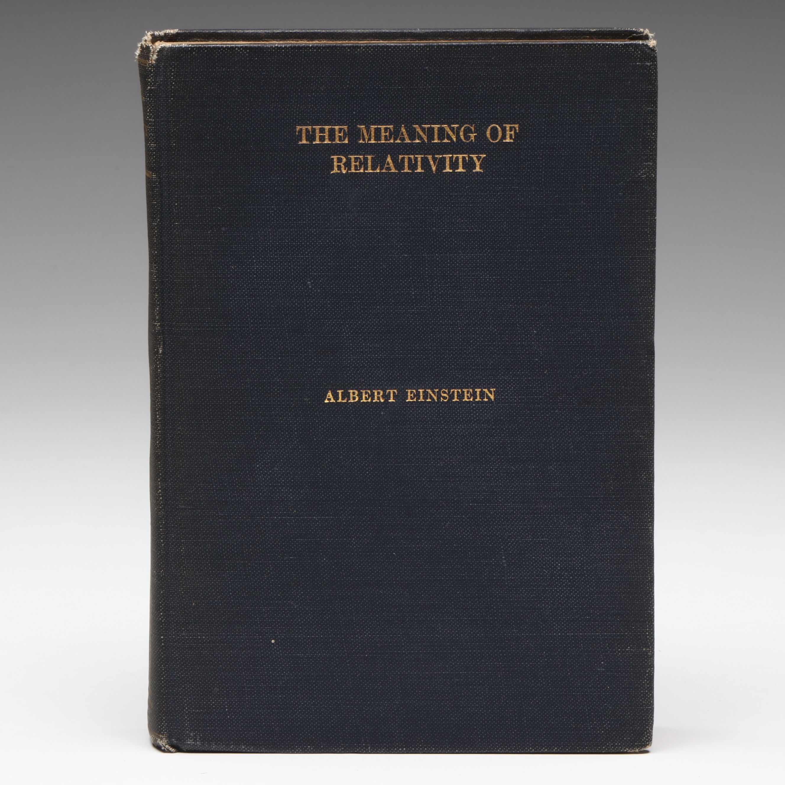 First American Edition "The Meaning of Relativity" by Albert Einstein, 1923