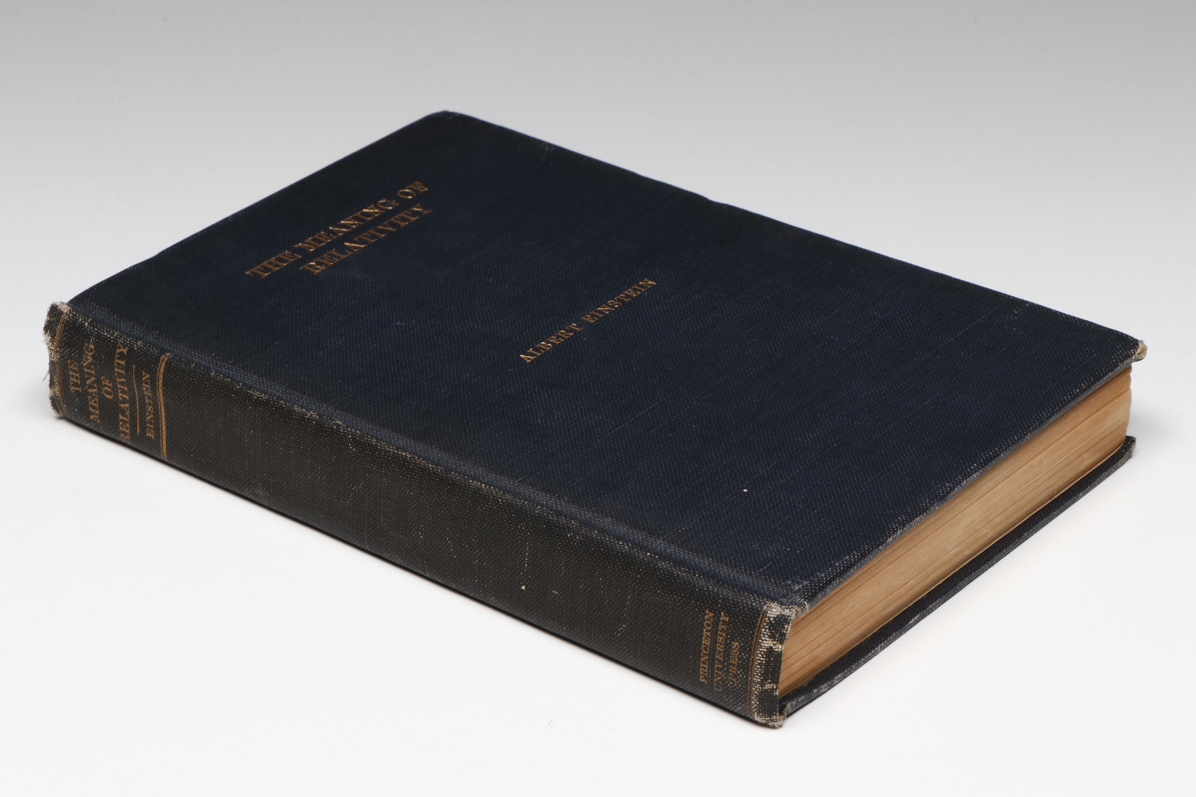 First American Edition "The Meaning of Relativity" by Albert Einstein, 1923