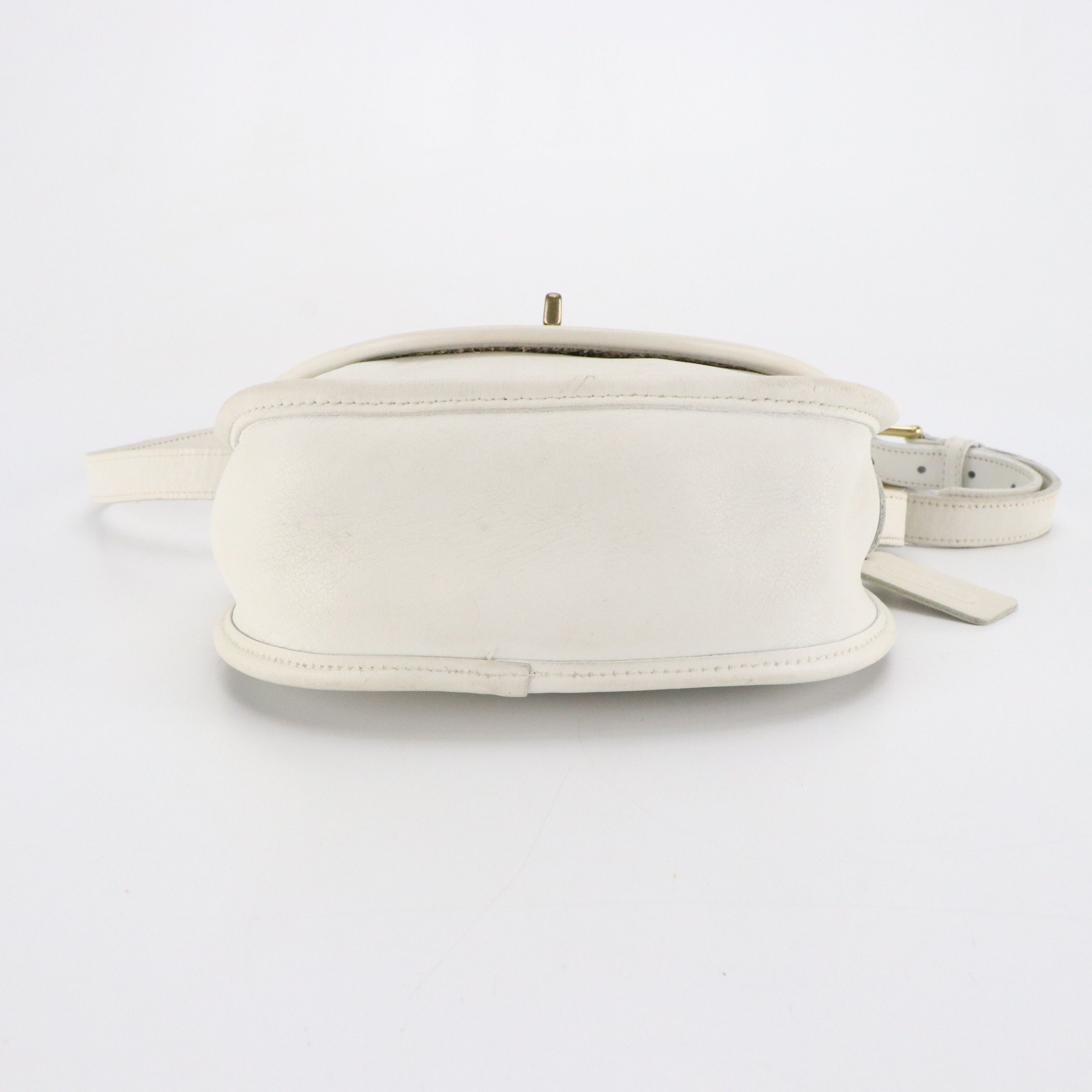 Coach Vintage Watson Crossbody Bag in White Leather