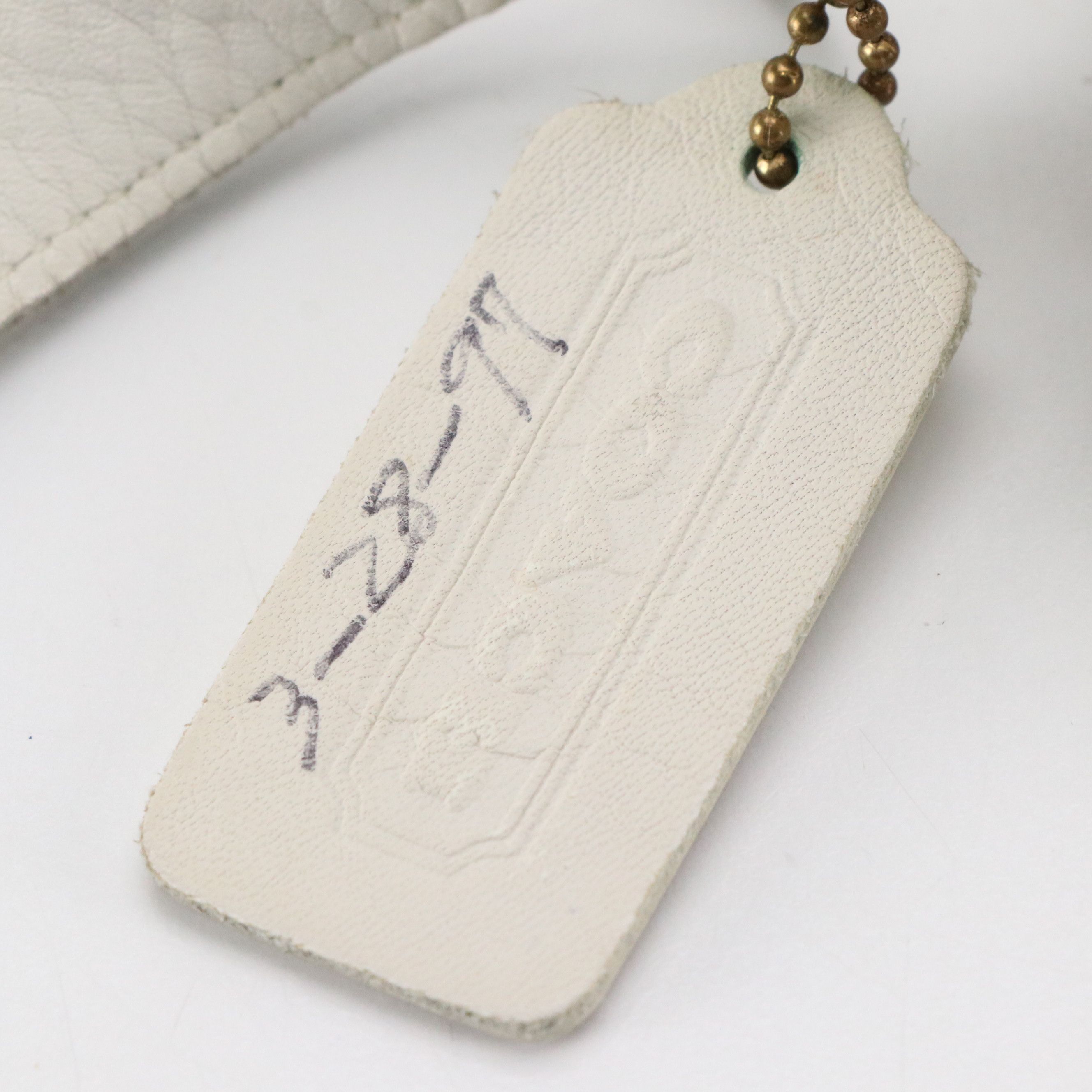 Coach Vintage Watson Crossbody Bag in White Leather